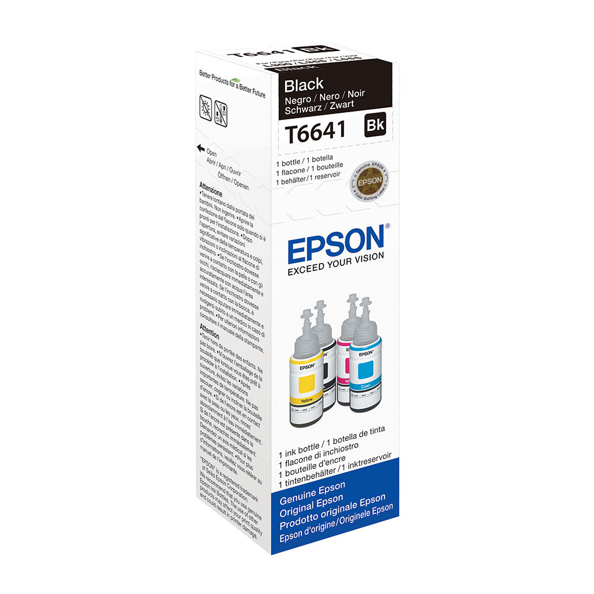 Epson T6641 Black Ink Bottle (70ml/4000 pages)