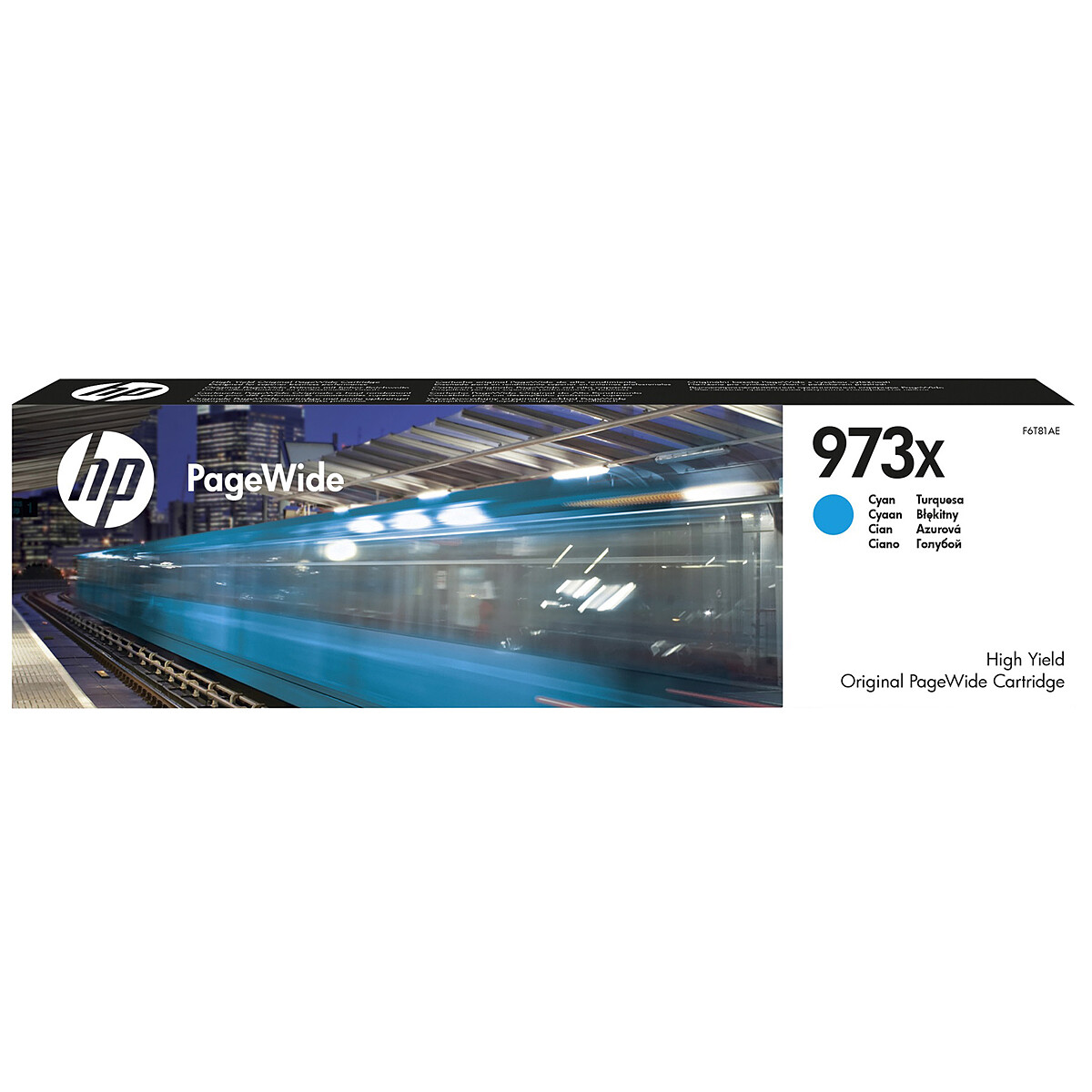 HP PageWide 973X (F6T81AE) Ink Cartridge - Cyan