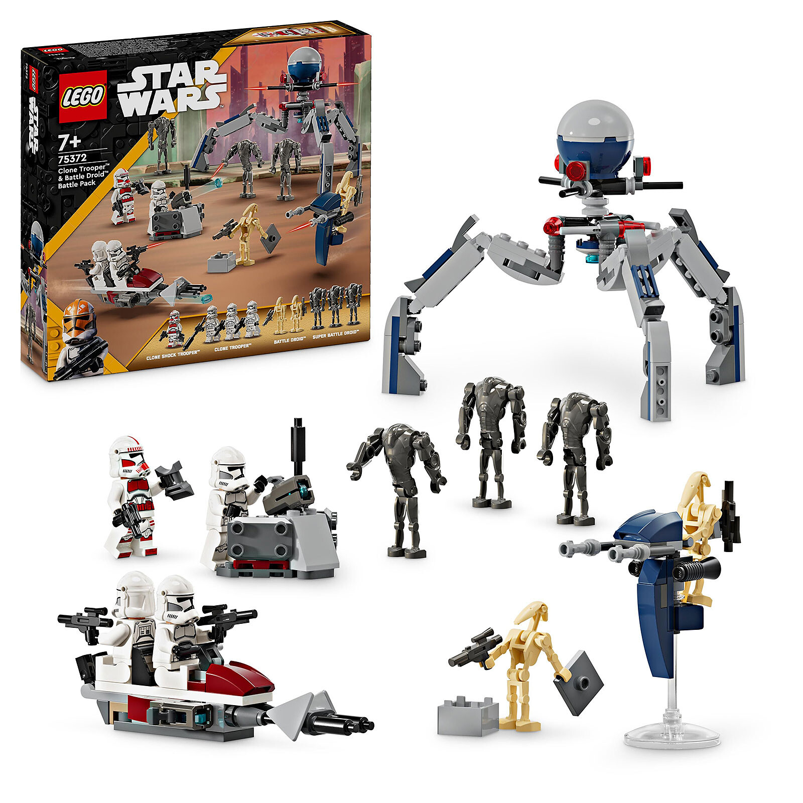 LEGO Star Wars 75372 Clone Troopers and Battle Droids Battle Pack