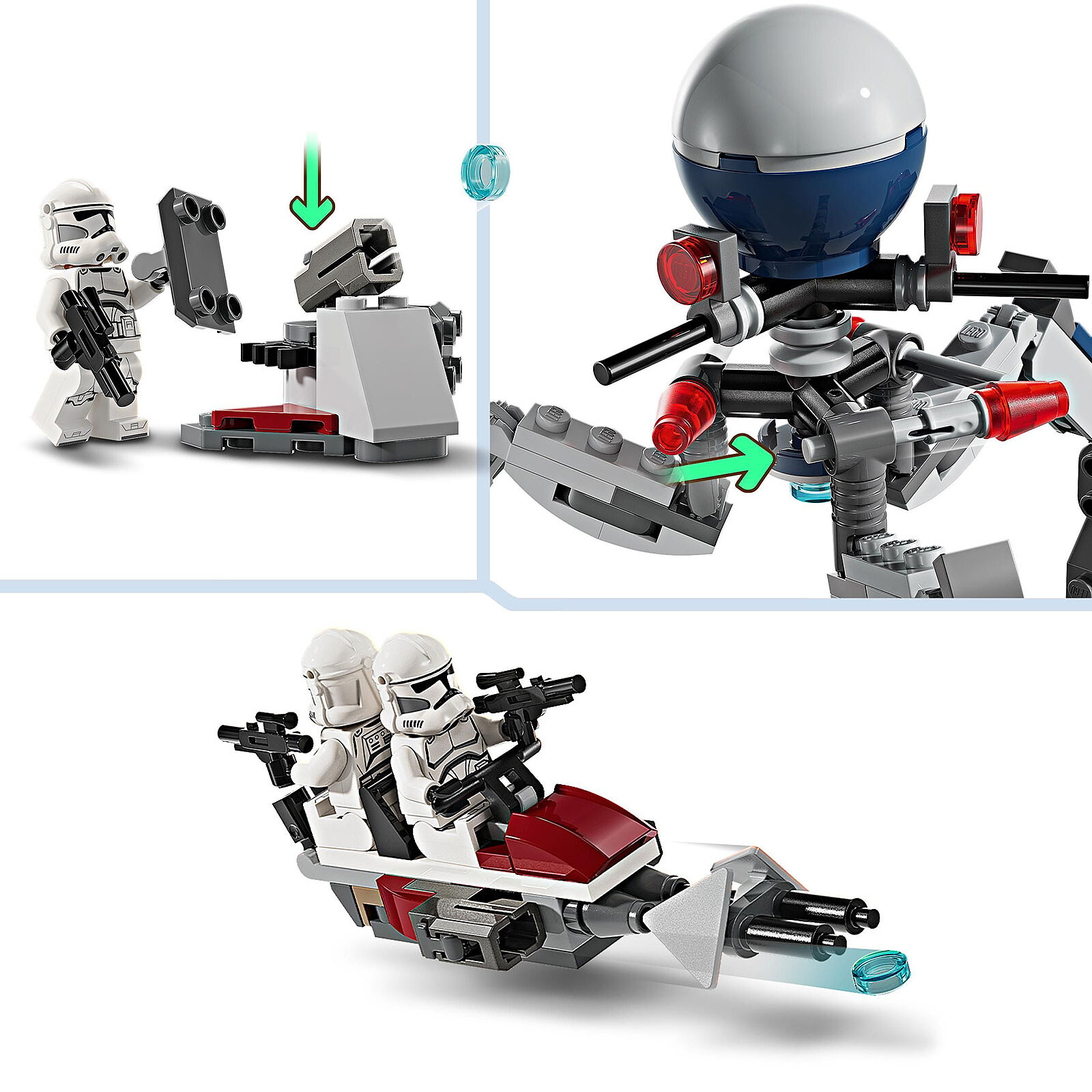 LEGO Star Wars 75372 Clone Troopers and Battle Droids Battle Pack