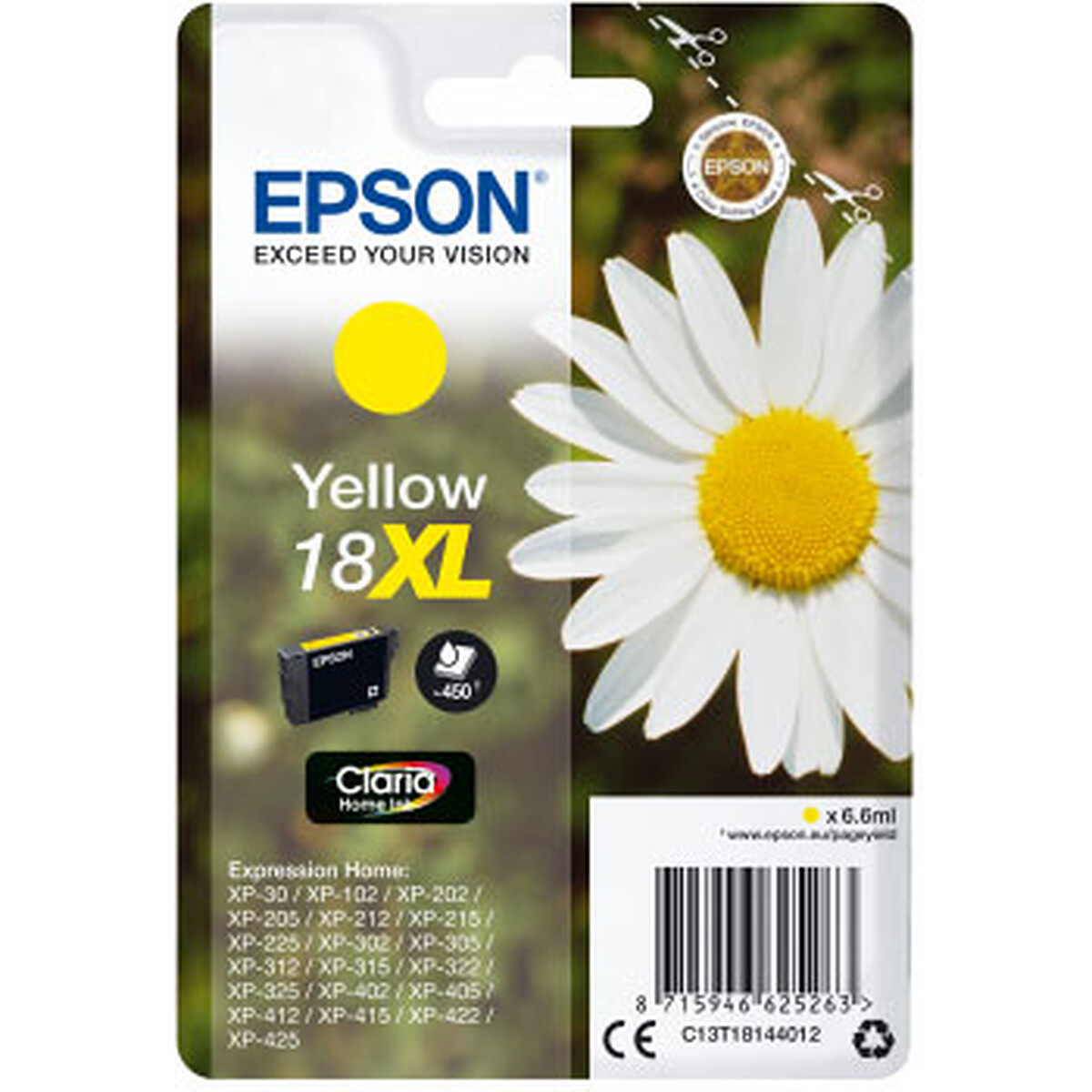 Epson 18XL Yellow Ink Cartridge