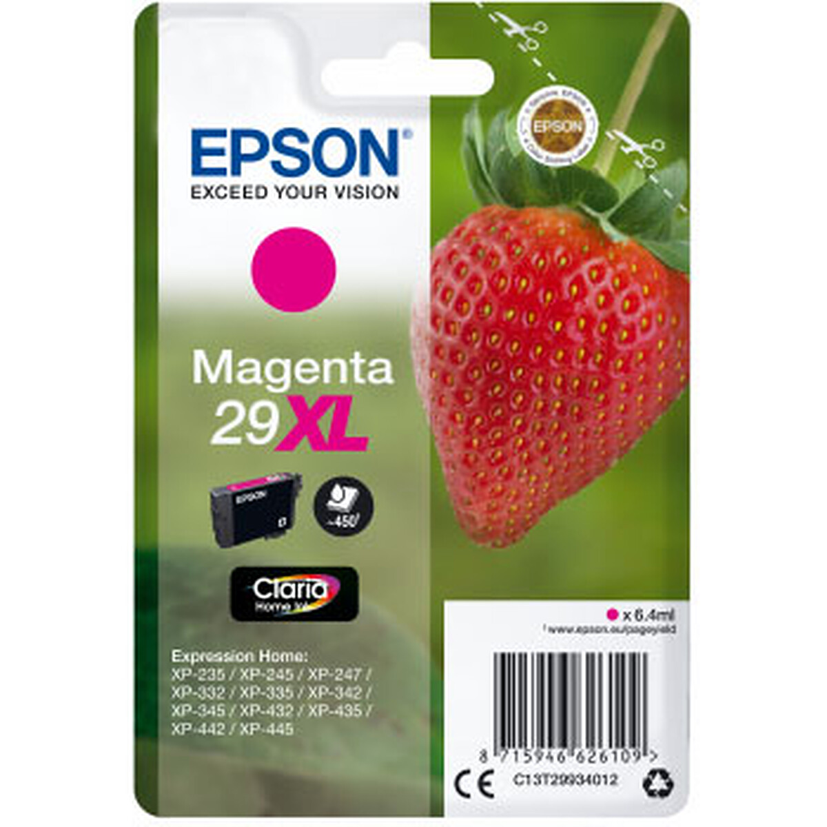 Epson 29XL Magenta Ink Cartridge