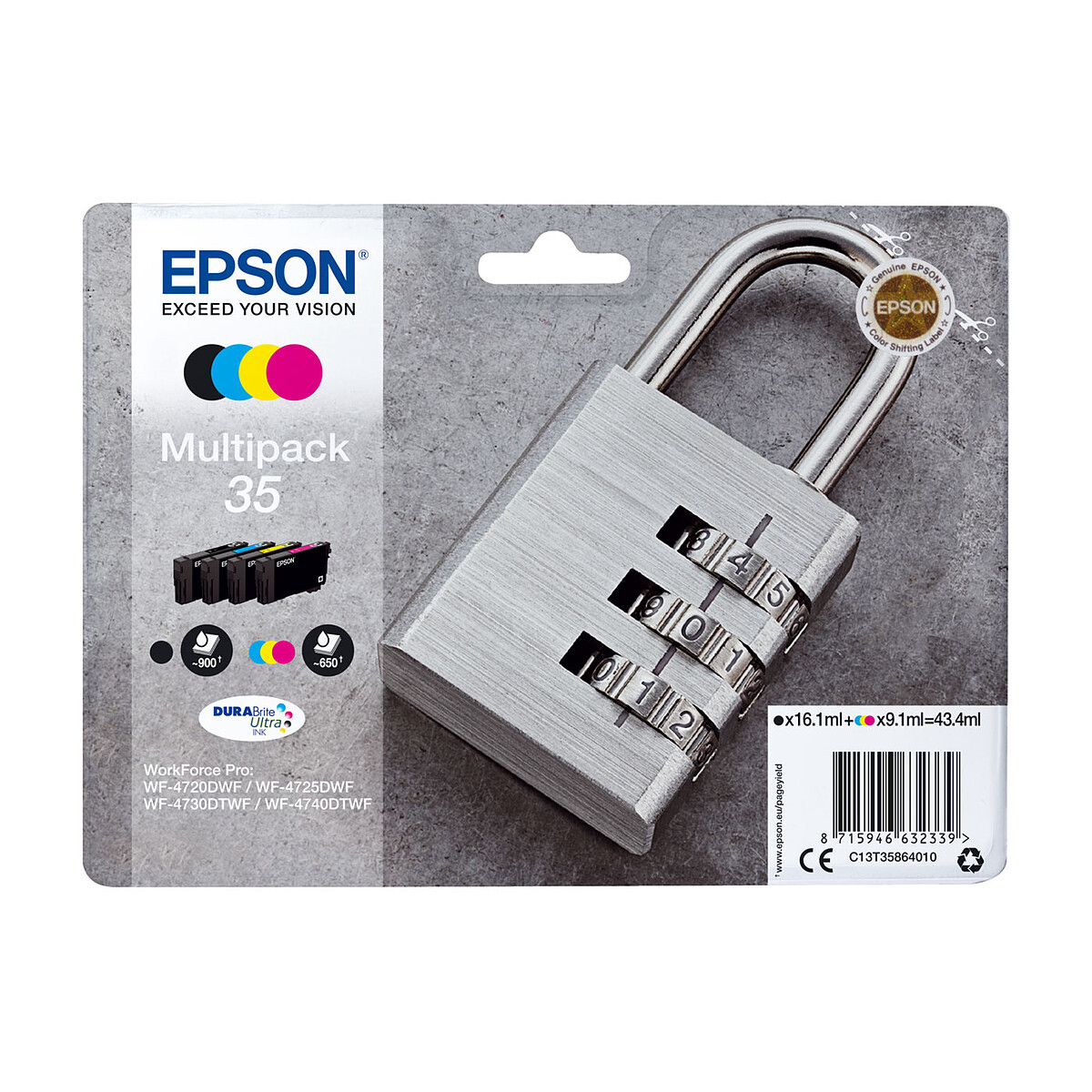 Epson 35-Pack Color Ink Cartridges