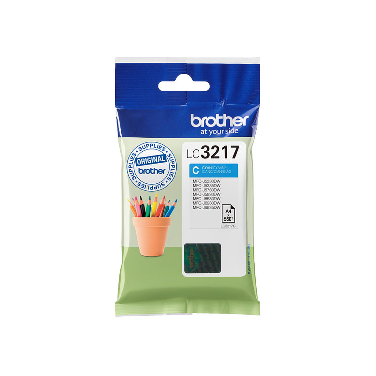Brother LC3217C Cyan Ink Cartridge