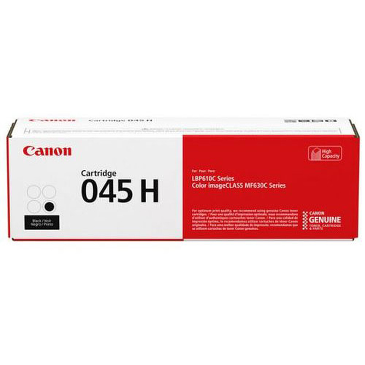 Cartouche de toner noir Canon 045H (2800 pages à 5%)