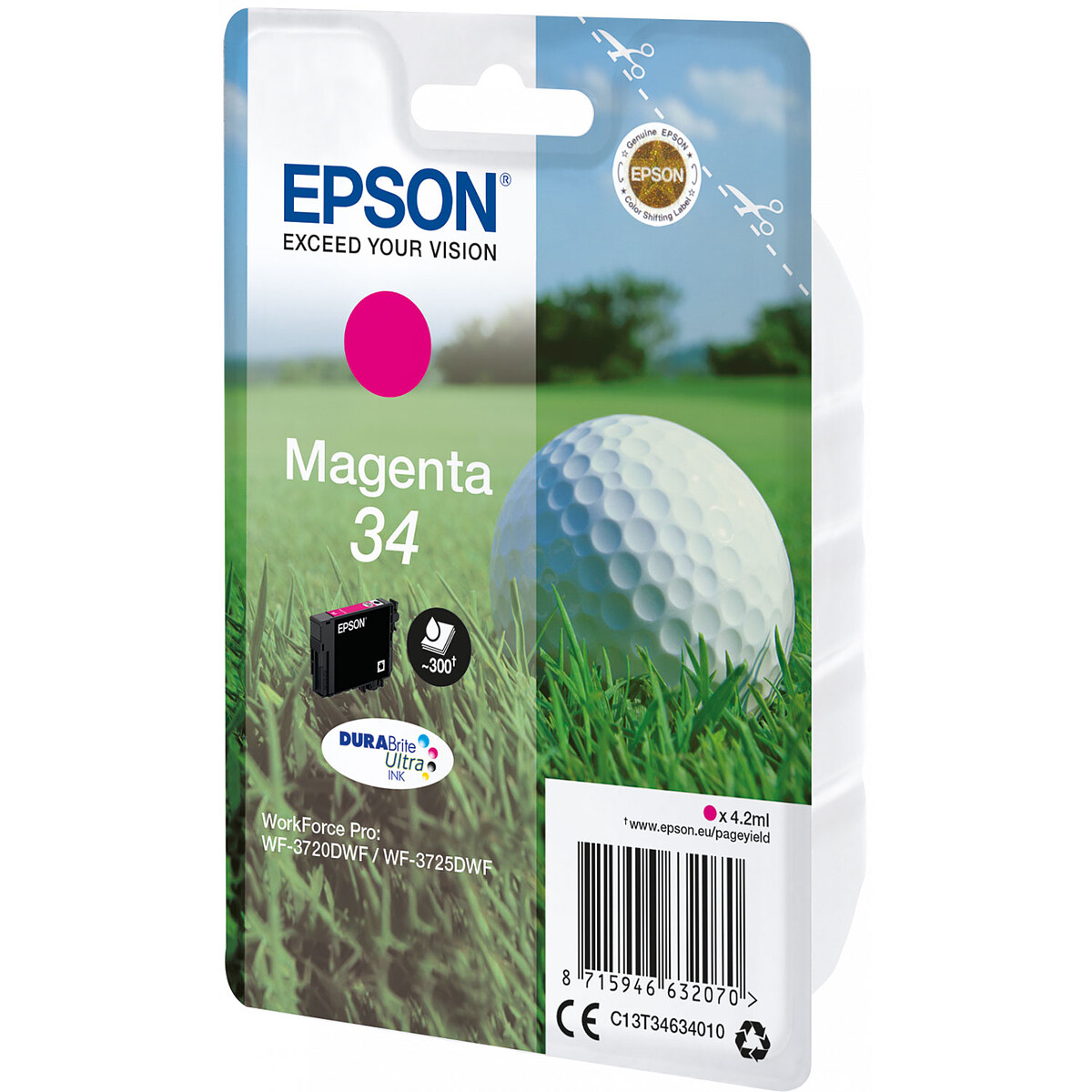 Epson Golf Ball Magenta 34 Ink Cartridge
