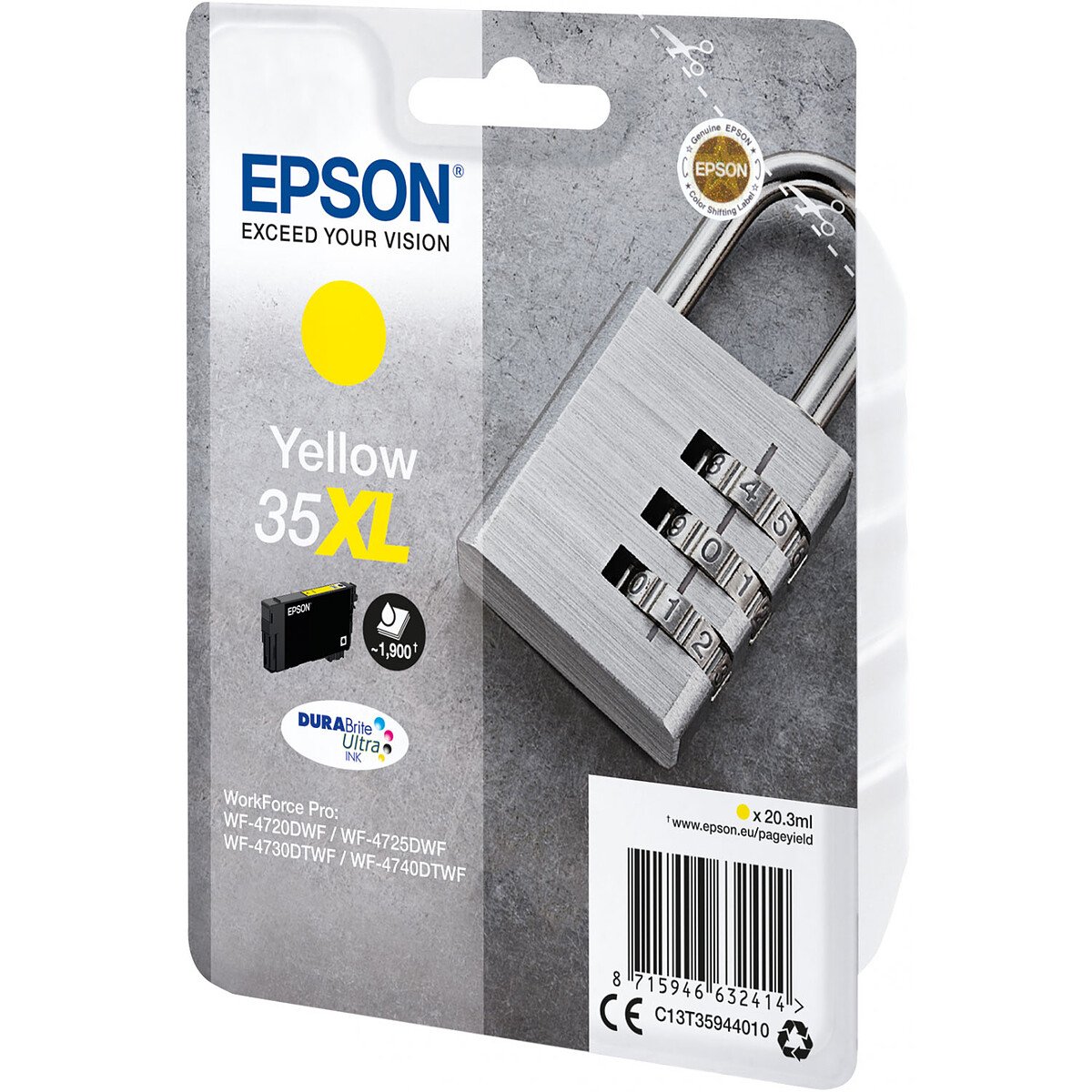 Epson Yellow 35XL Ink Cartridge