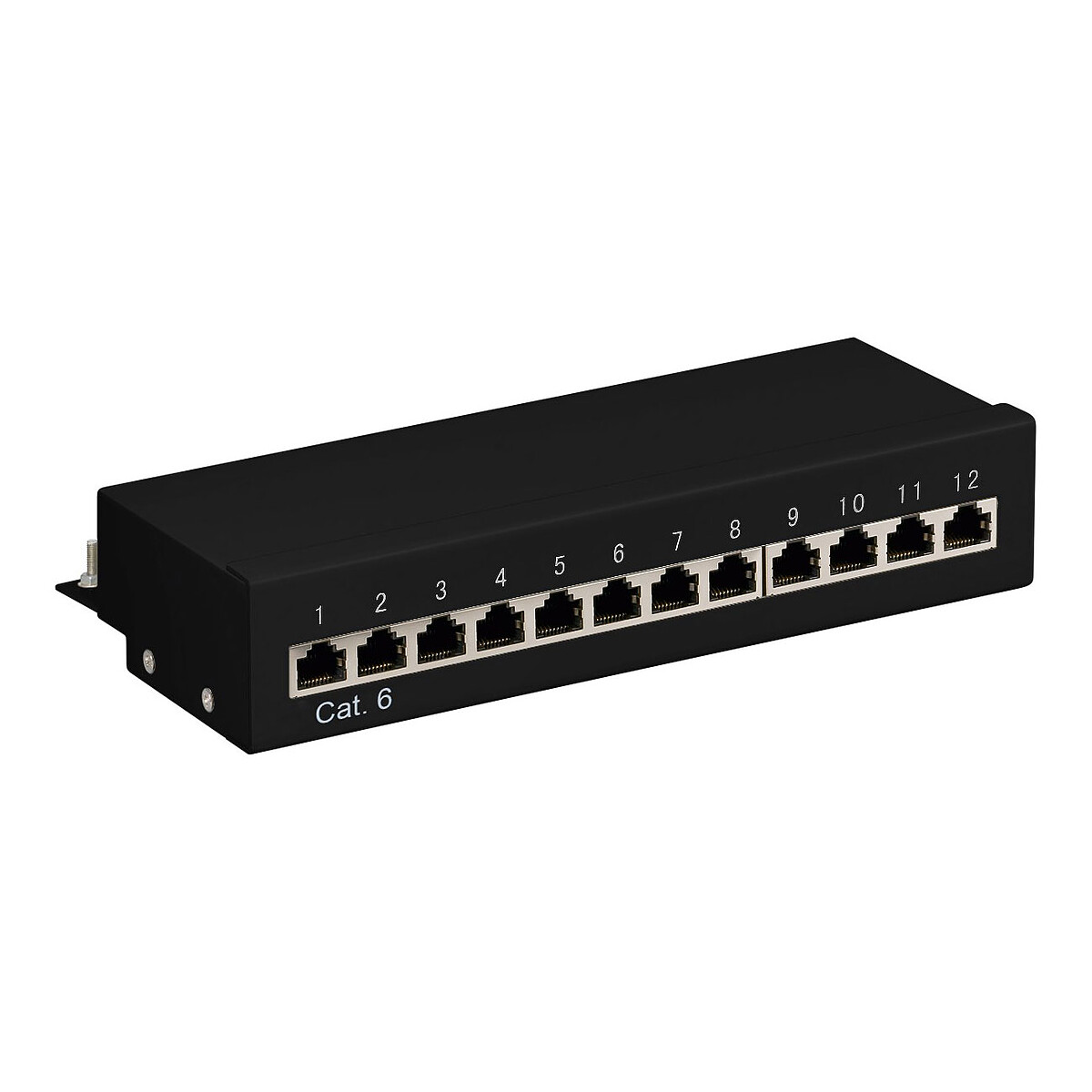 Panel de empalme Goobay 12 puertos STP Cat6