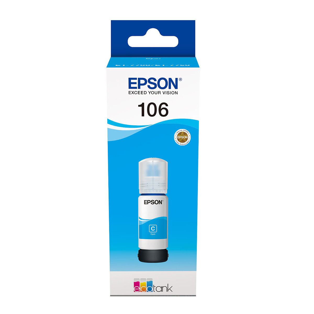 Epson EcoTank 106 Cyan Ink Bottle (70ml)