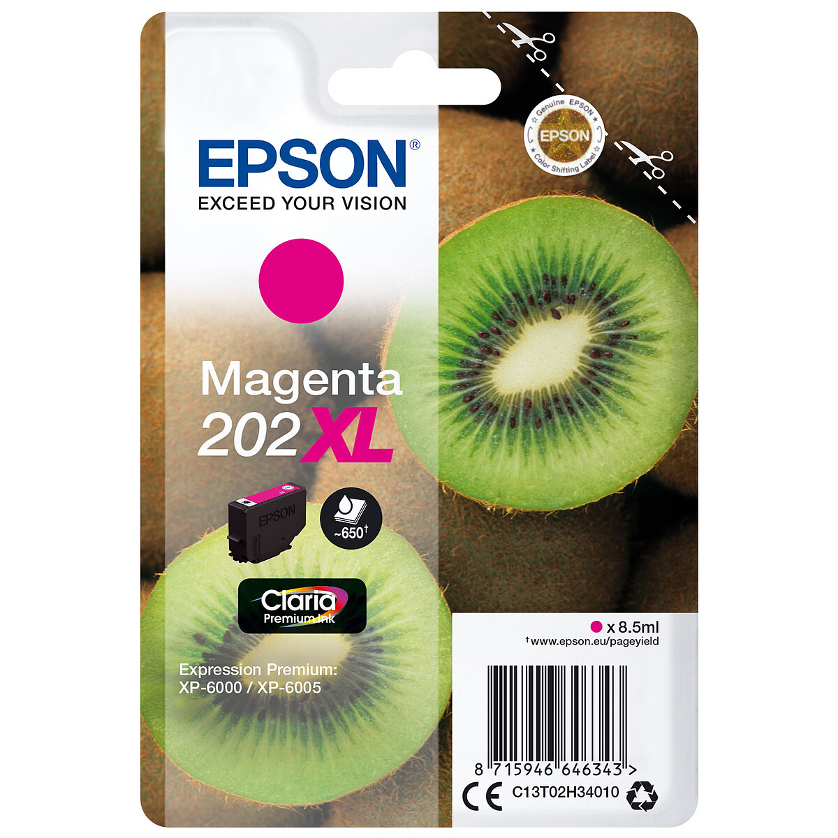 Cartouche d'encre Epson 202XL Magenta