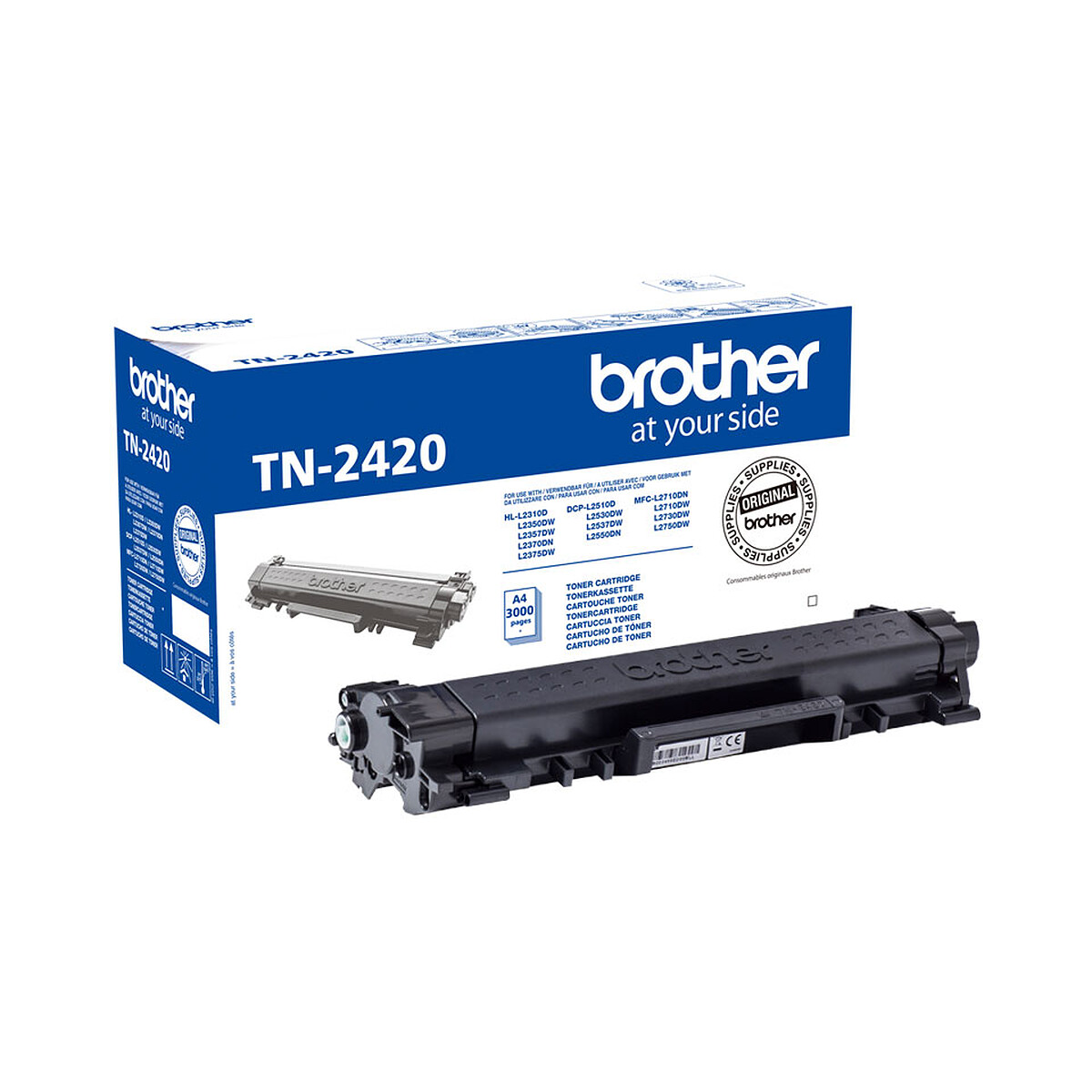Toner negro Brother TN-2420 (3000 páginas al 5%)
