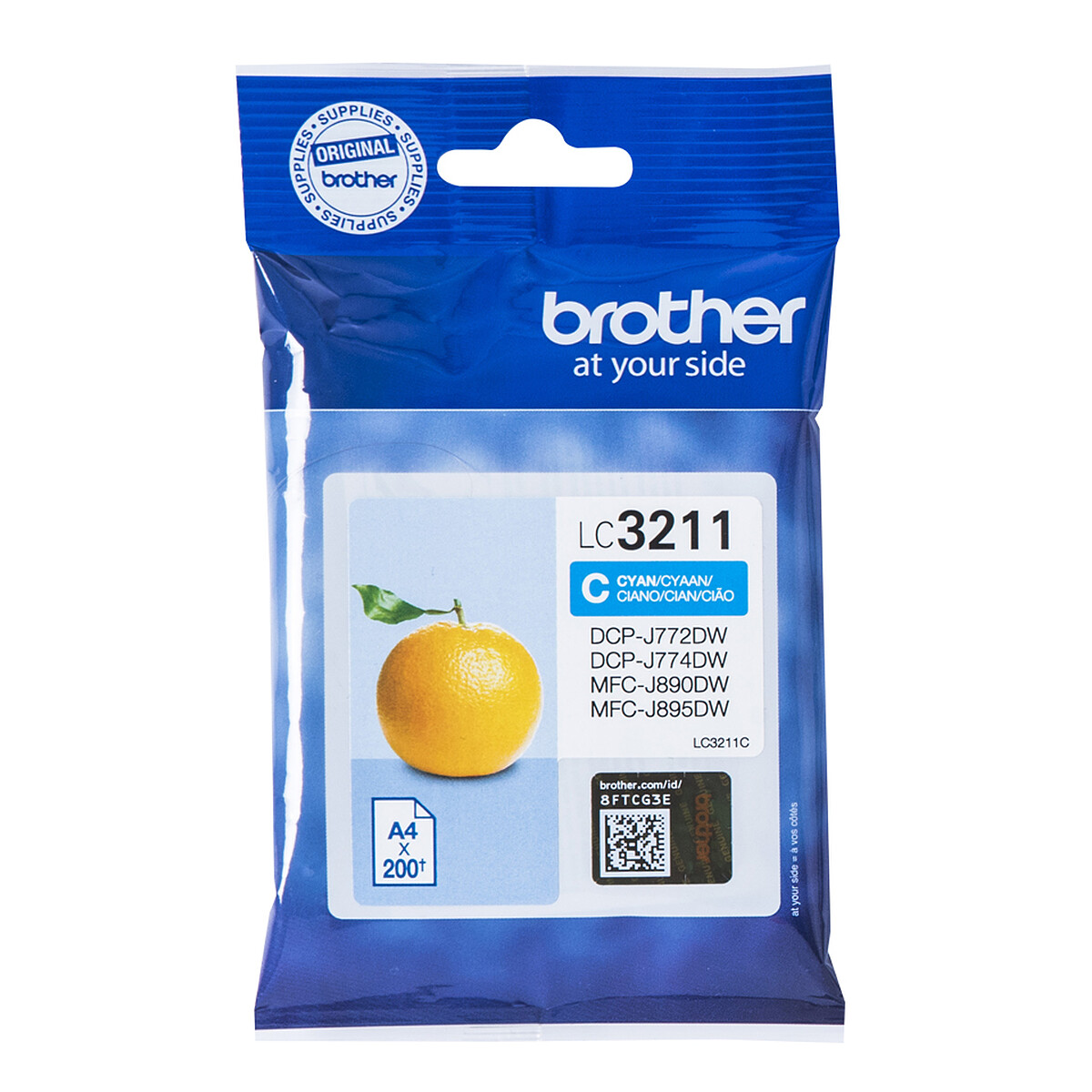 Brother LC3211C Cyan Ink Cartridge