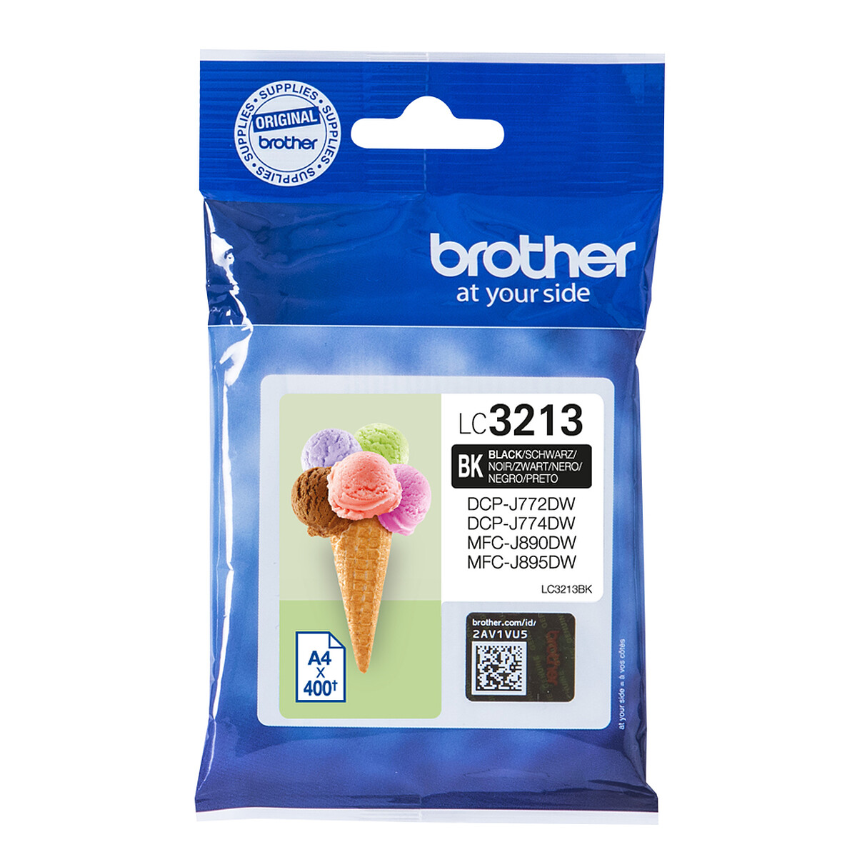 Brother LC3213BK Black Ink Cartridge (400 Pages @ 5%)