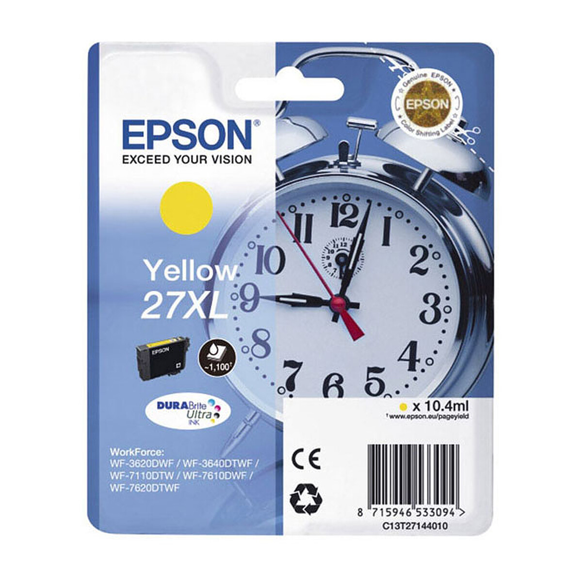 Epson 27XL Yellow Ink Cartridge