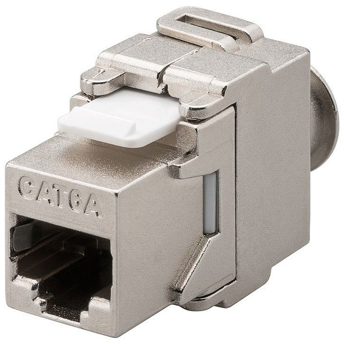 Bloque de conexión Goobay LSA Cat 6A con conector RJ45, blindaje STP
