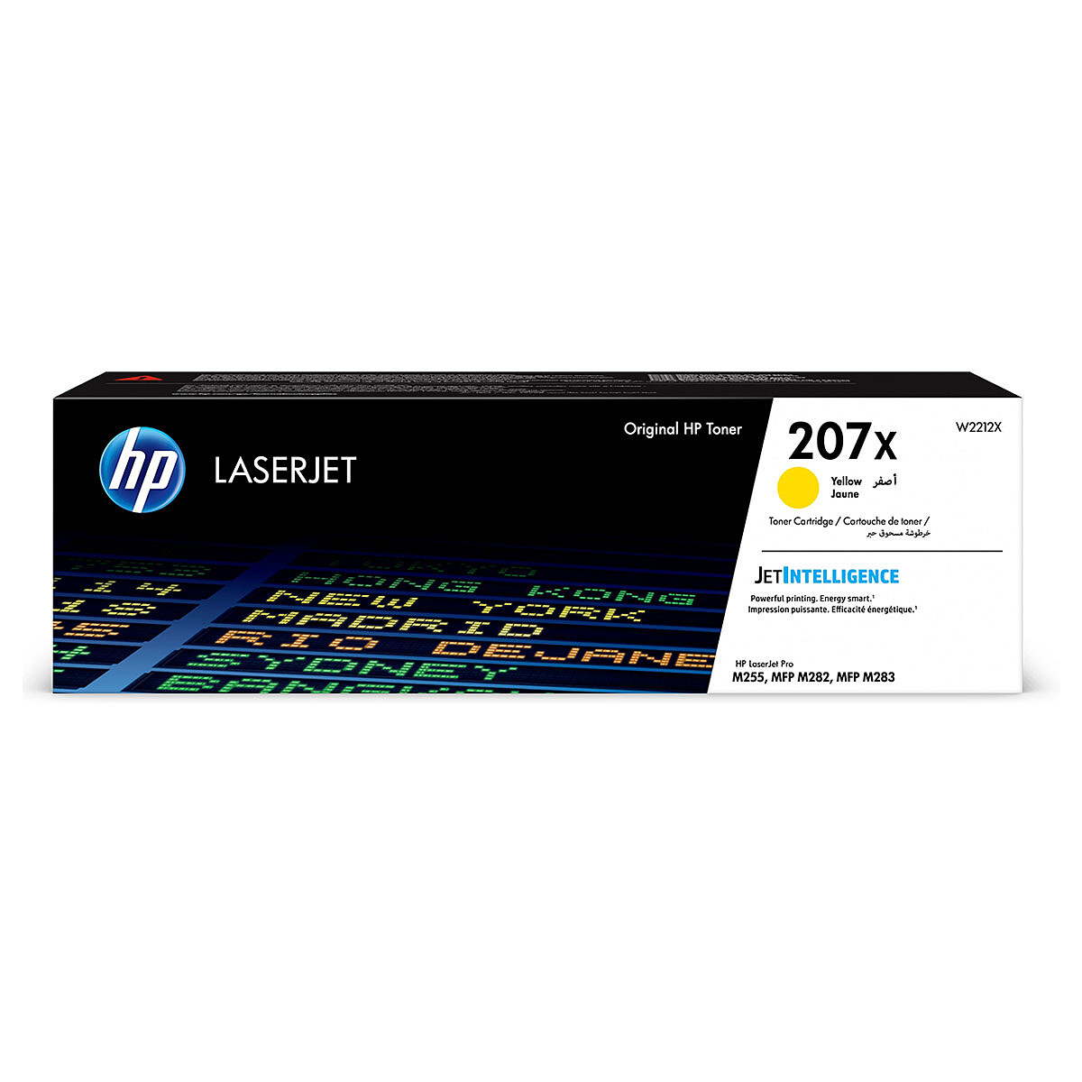 Cartouche toner HP 207X haute capacité jaune (W2212X)