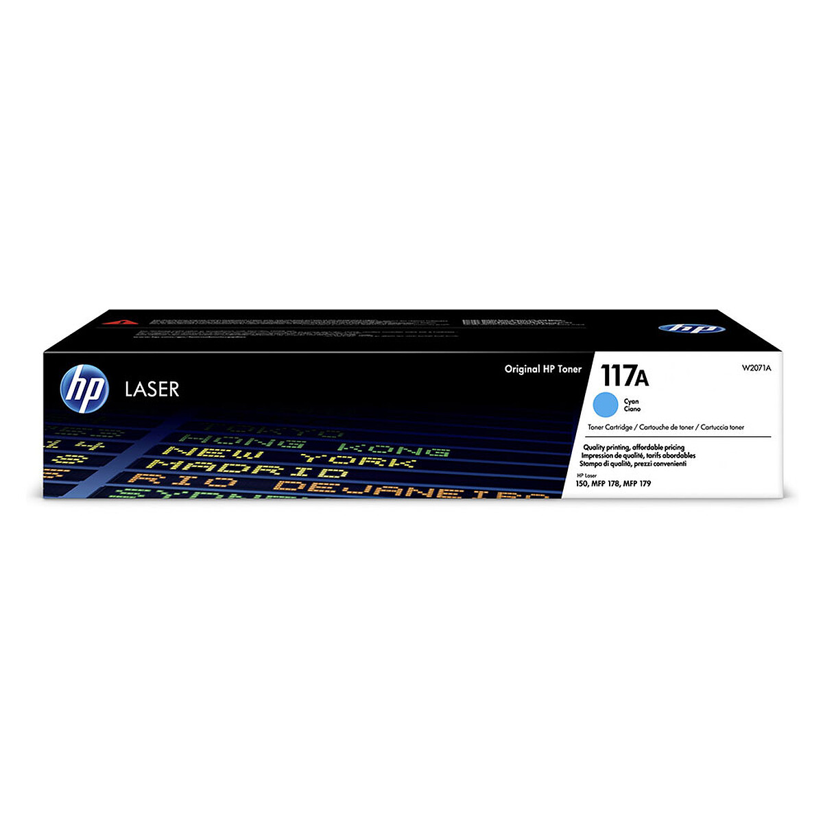 HP 117A High-Capacity Toner, Cyan (W2071A)