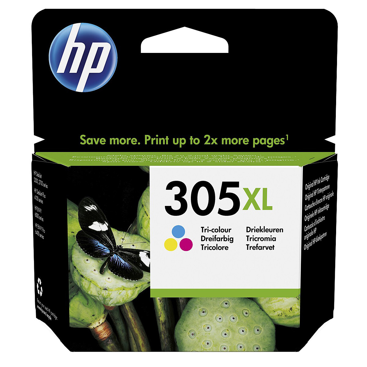 HP 305XL (3YM63AE) - Cyan, Magenta, Yellow Ink Cartridges
