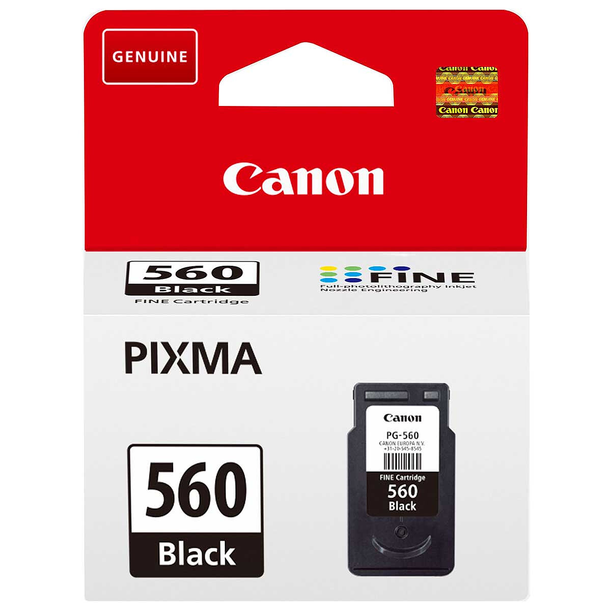 Canon PG-560 Black Ink Cartridge (180 pages at 5%)