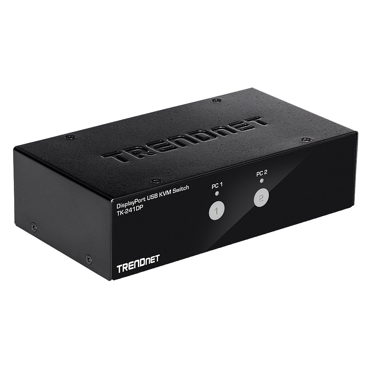 Switch de Trendnet TK-241DP de 2 puertos DisplayPort con hub USB 2.0