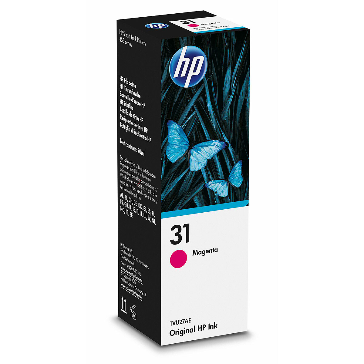 HP Magenta Ink Cartridge (70ml) - 31 (1VU27AE)
