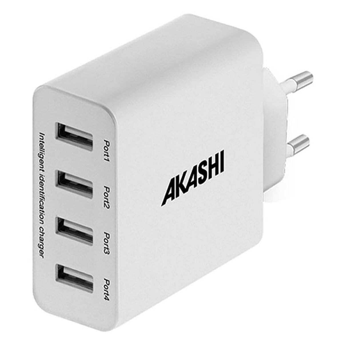 Cargador Akashi 4 puertos USB