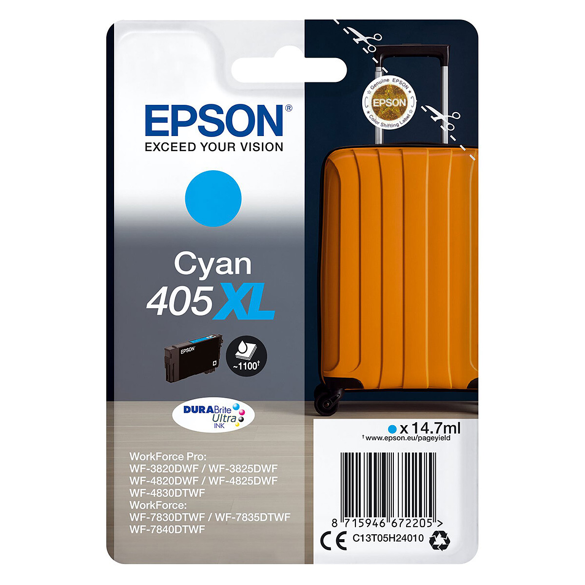 Epson 405XL Cyan Ink Cartridge