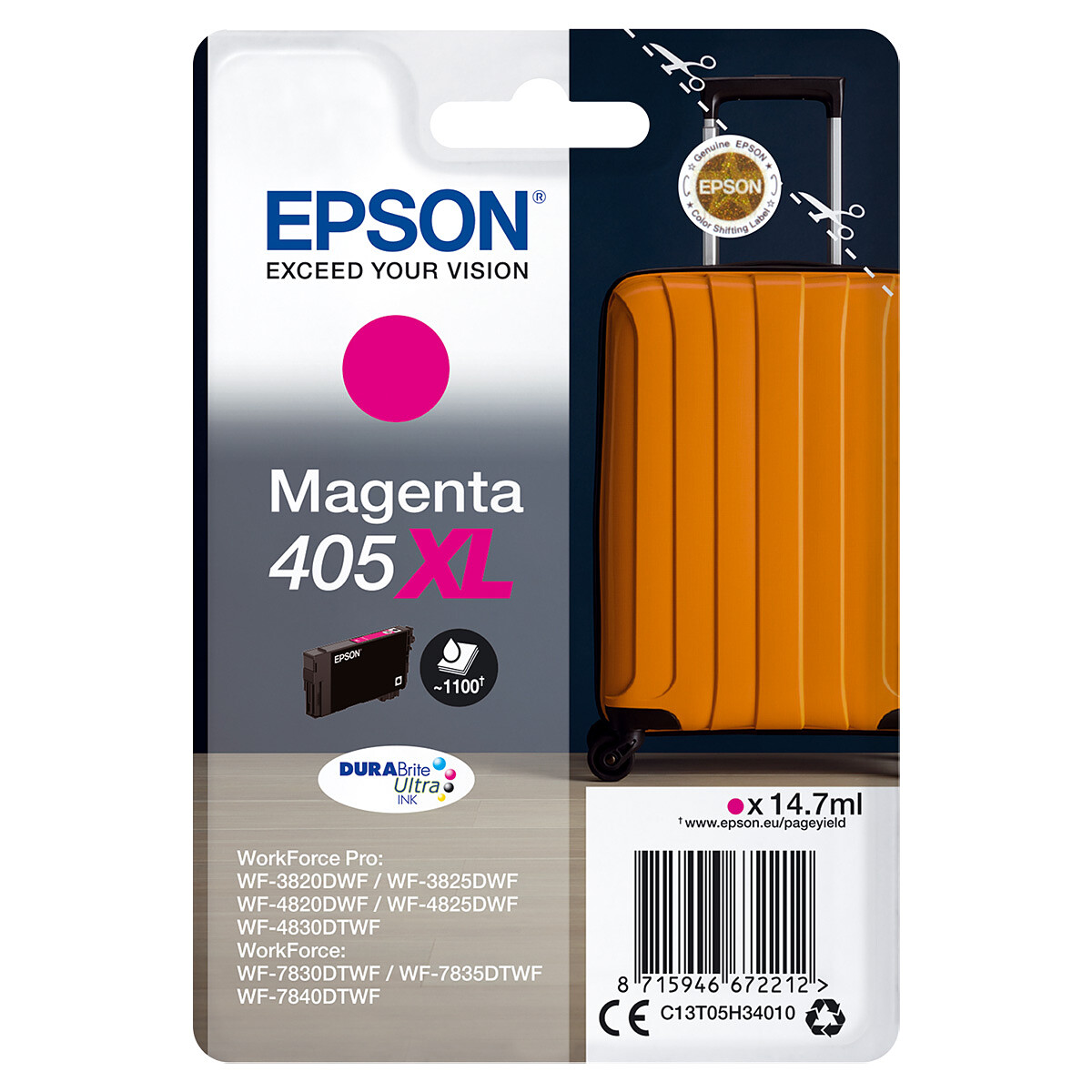 Epson 405XL Magenta Ink Cartridge