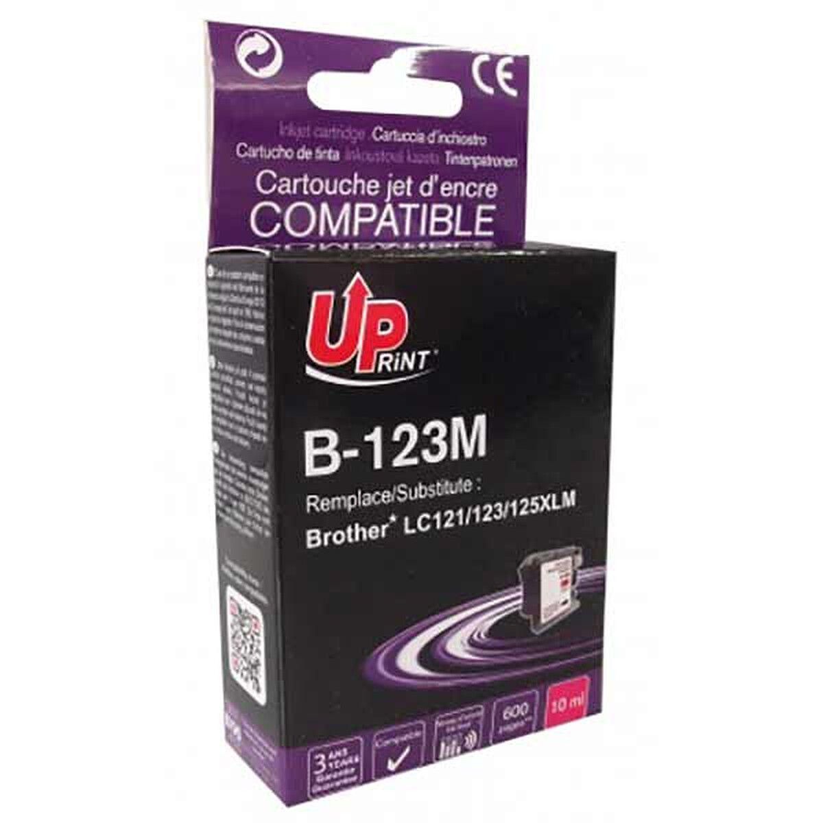 UPrint Magenta Ink Cartridges (LC121/123/125/125XLC)