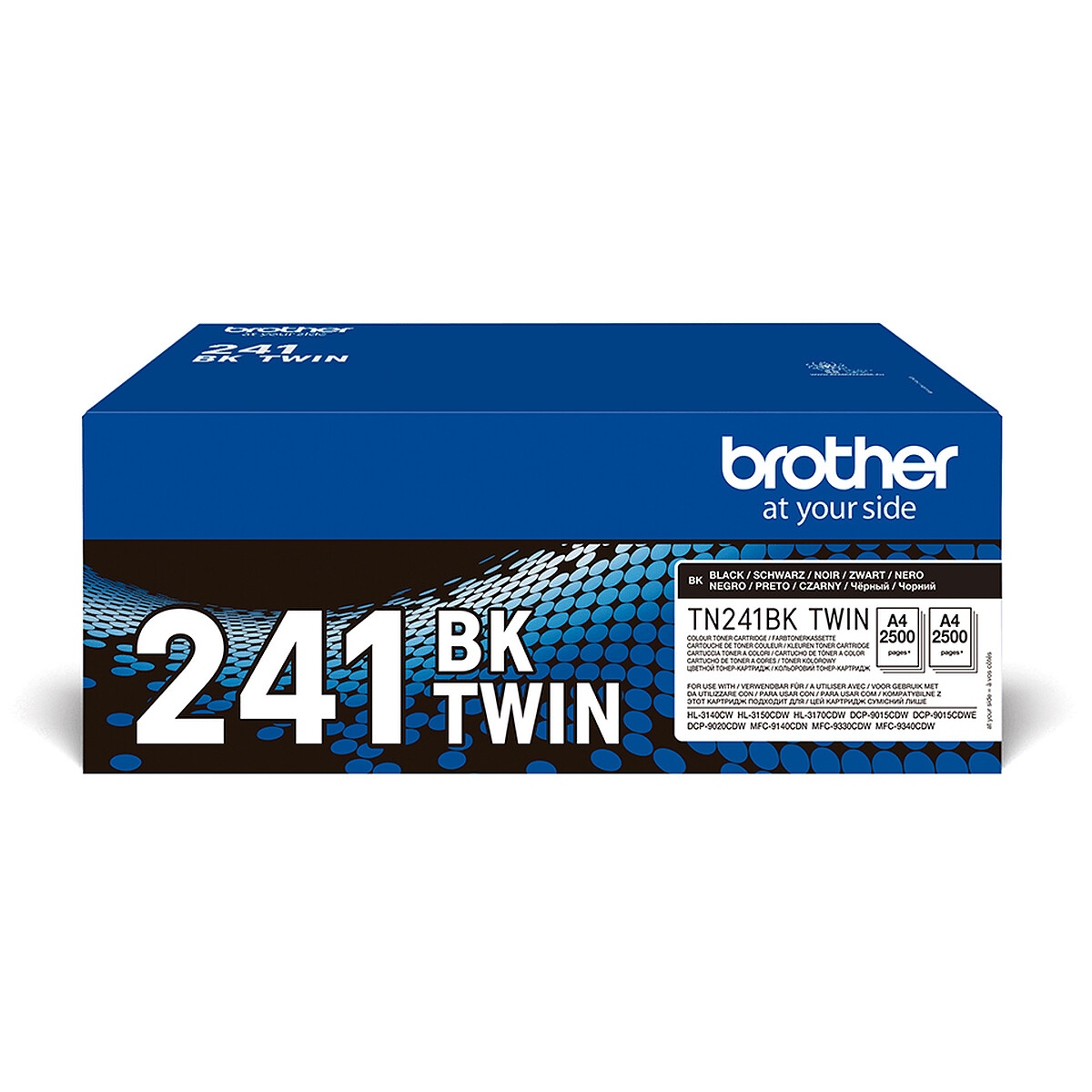 Kit de Dos Toner Negro Brother TN-241BK (2500 Páginas)
