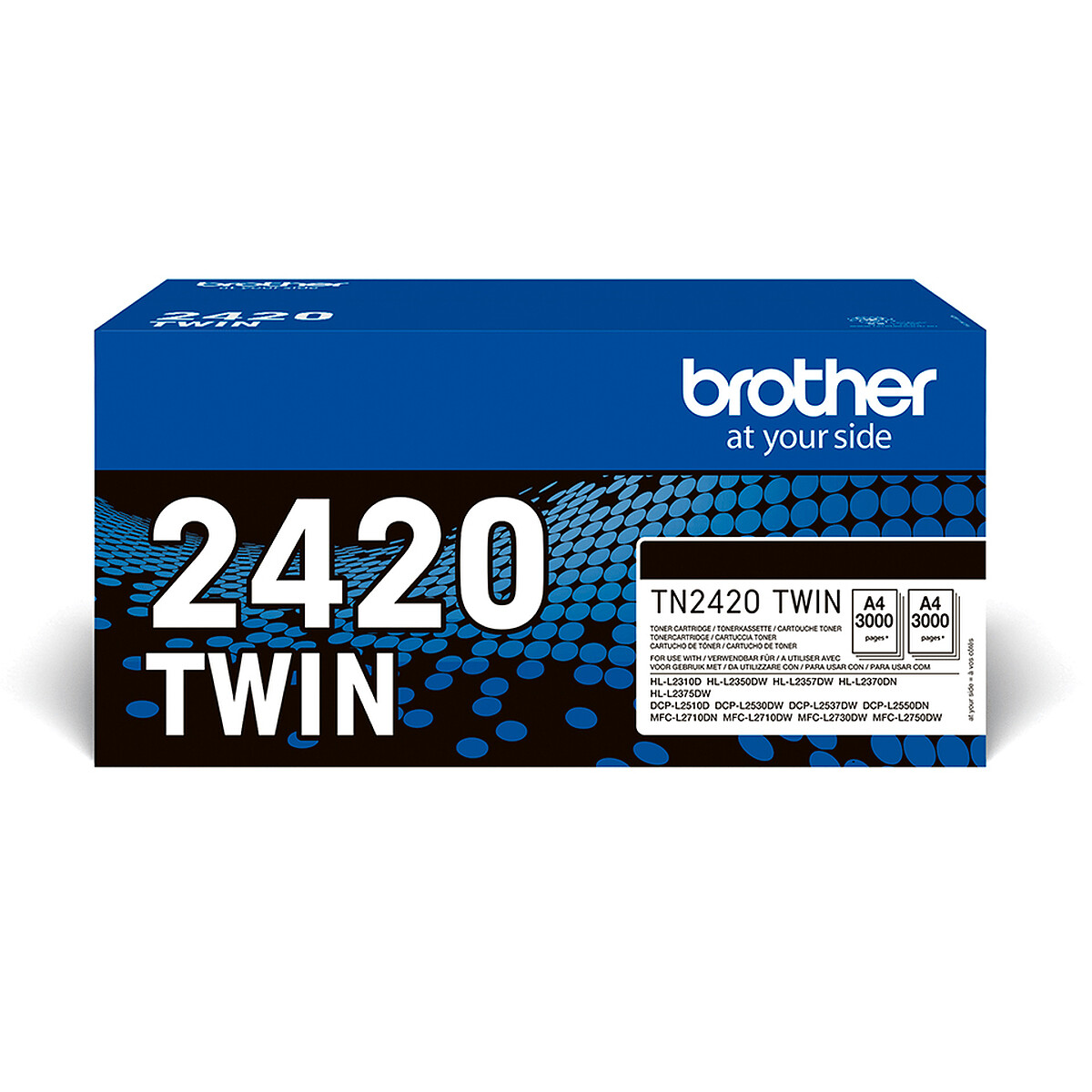 Kit doble de tóner Brother TN-2420 (Negro)