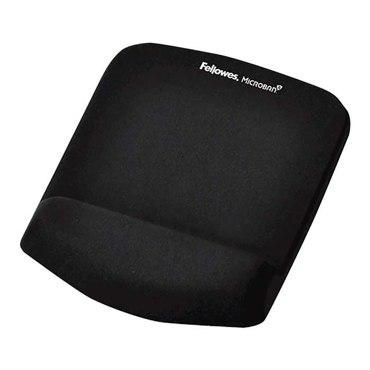 Almohadilla para ratón Fellowes PlushTouch con reposabrazos, Negro
