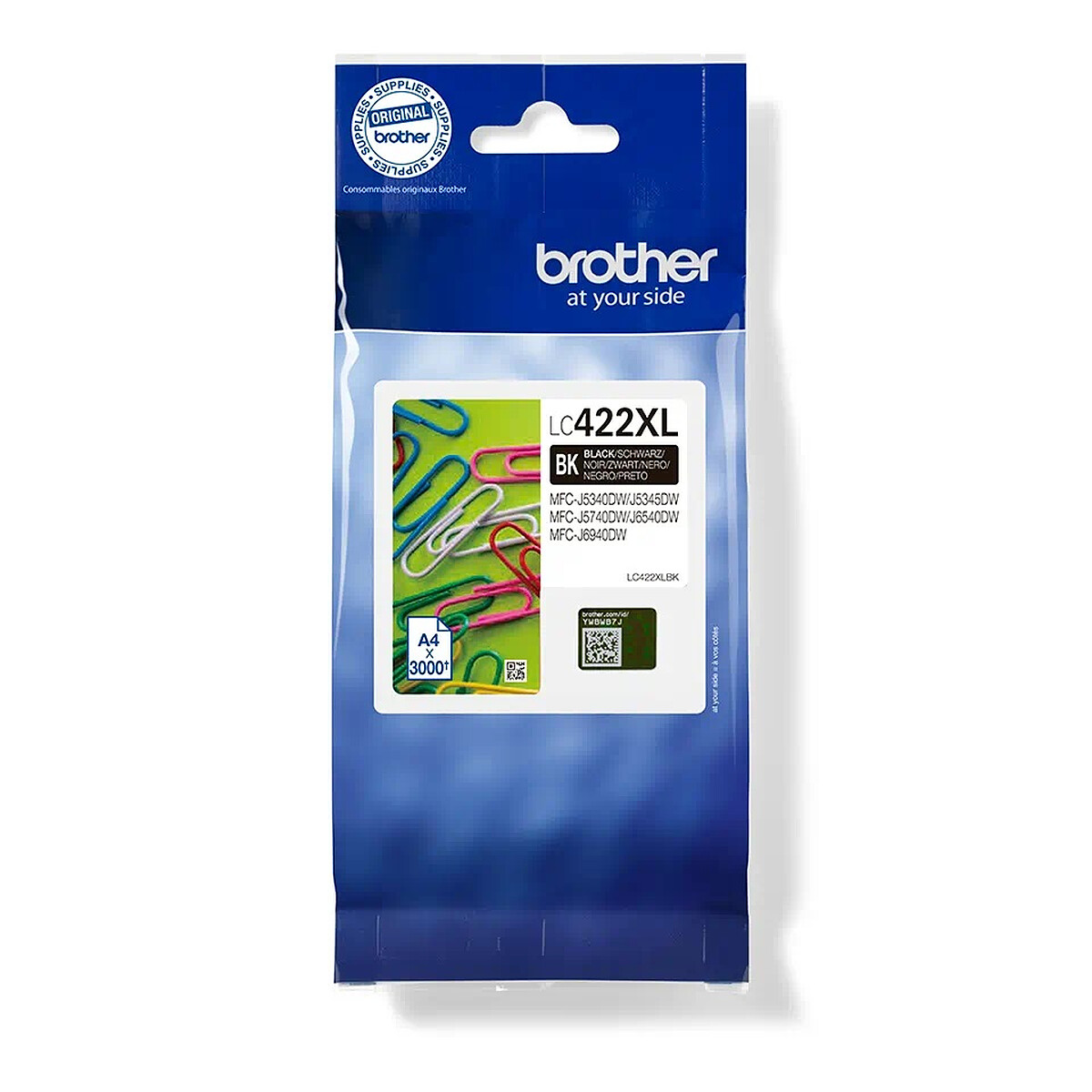 Brother LC422XLBK Ink Cartridge (Black)