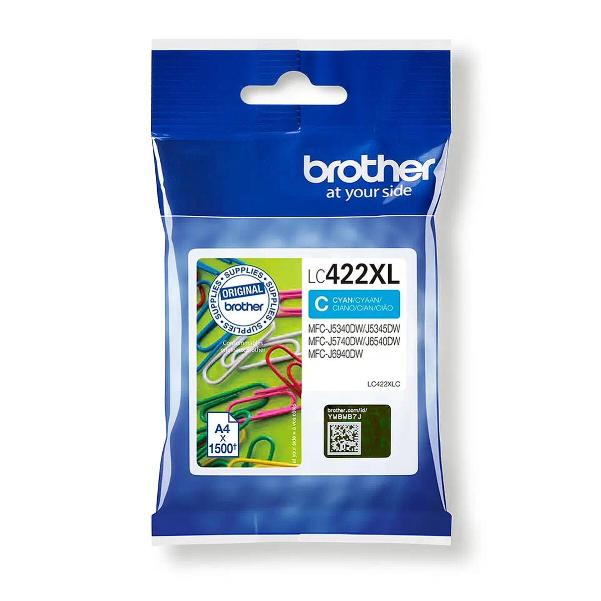 Brother LC422XLC Cyan Ink Cartridge