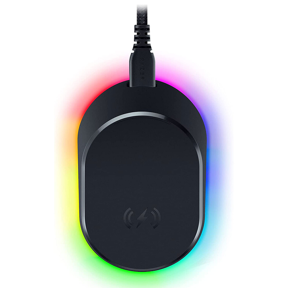 Base de carga inalámbrica Razer Dock Pro + Puck con iluminación RGB Chroma para Ratón Basilisk v3 Pro