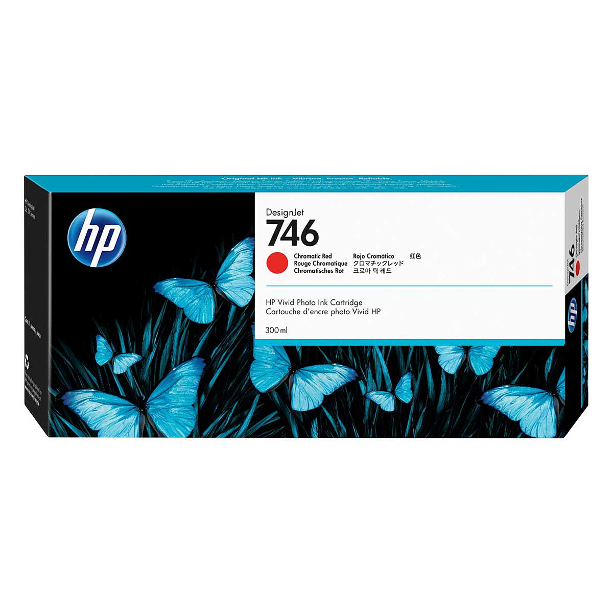 HP DesignJet 746 Red Chromatic Ink Cartridge (P2V81A)