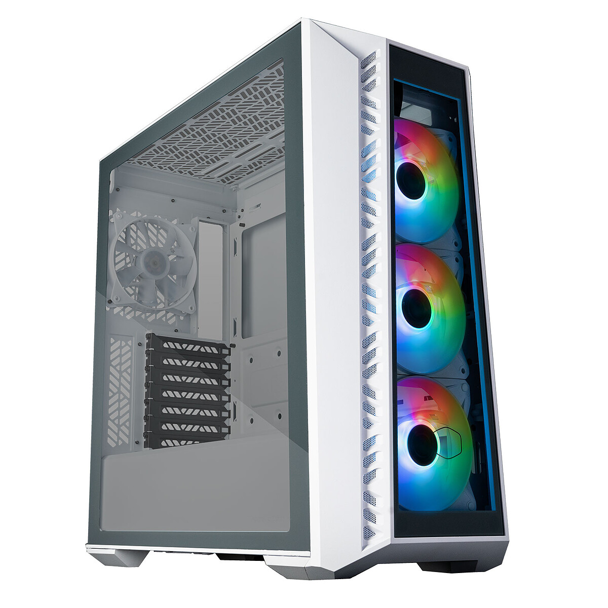 Caja Cooler Master MasterBox MB520 TG ARGB Blanco