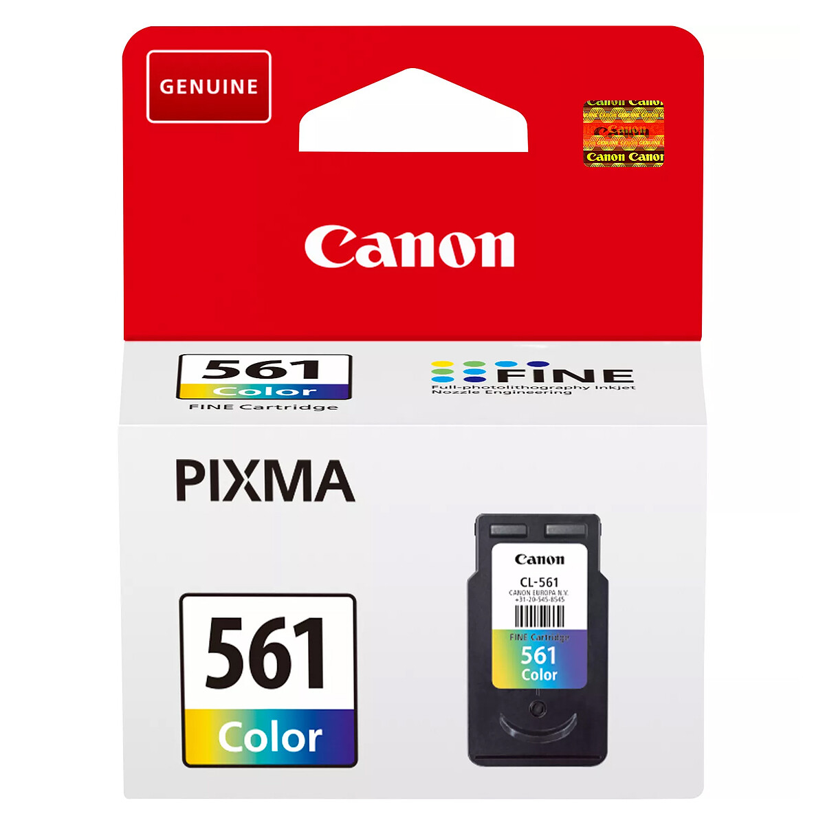 Canon CL-561 Color Ink Cartridge (180 Pages @ 5%)