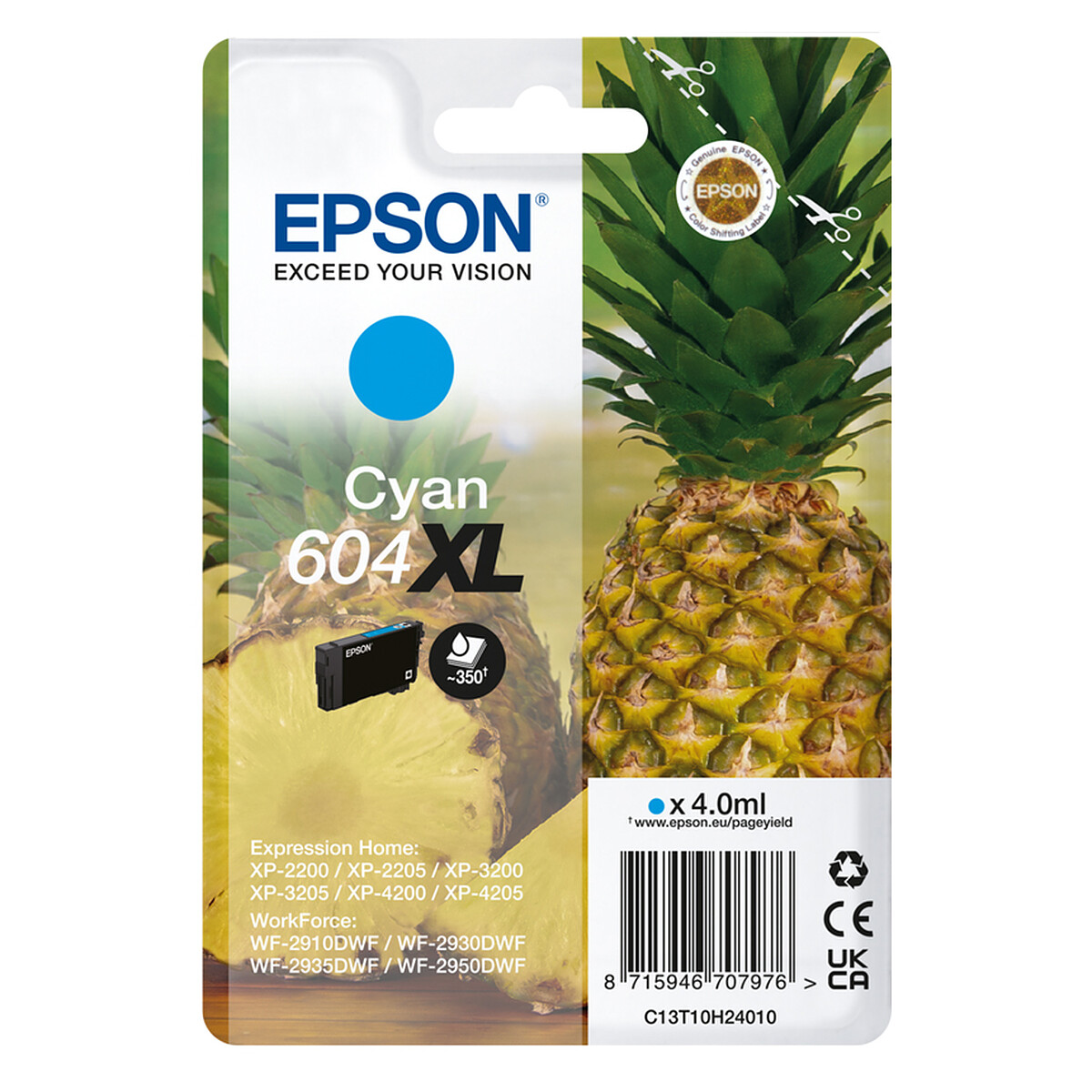 Epson 604XL Cyan Ink Cartridge