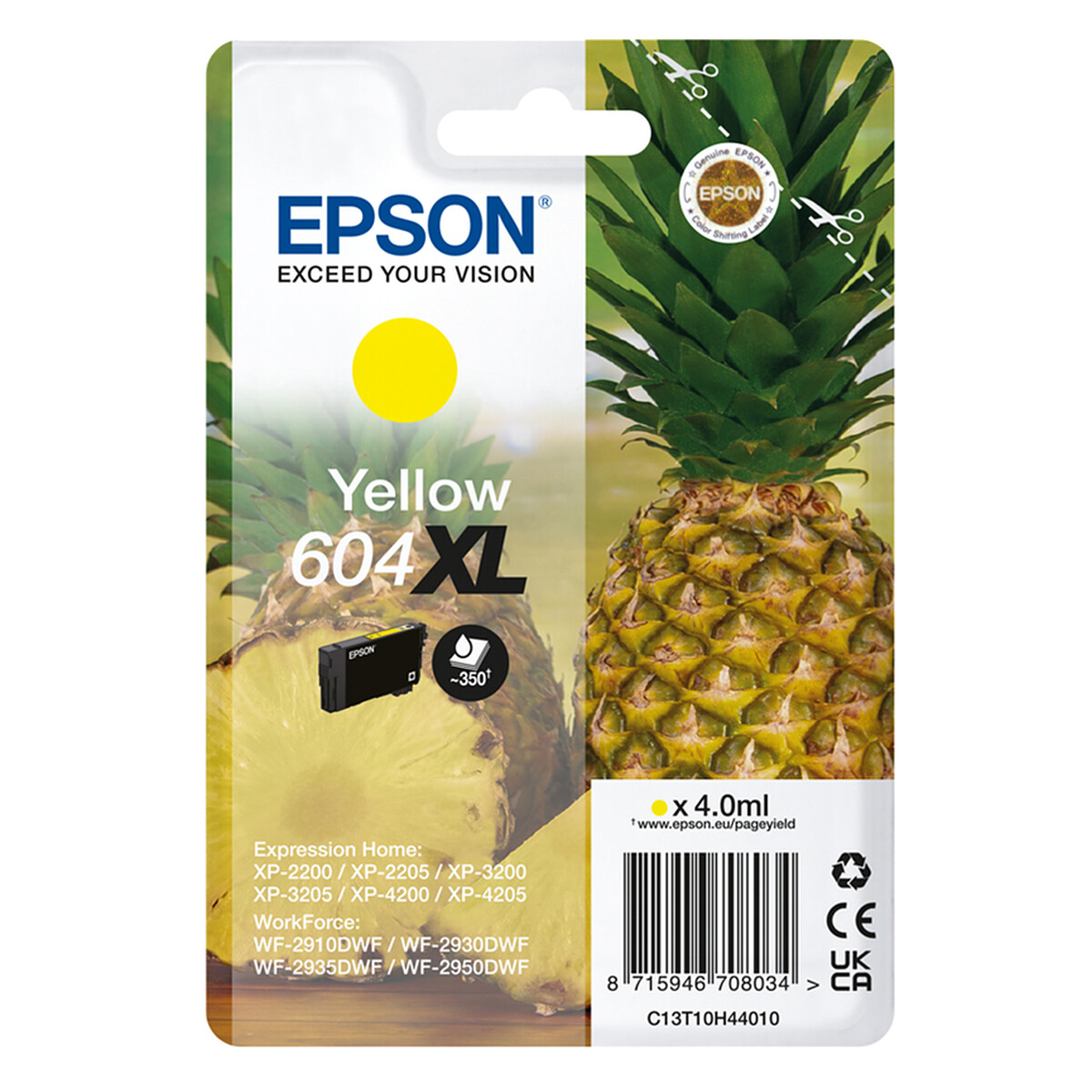 Epson Ananas 604XL Yellow Ink Cartridge