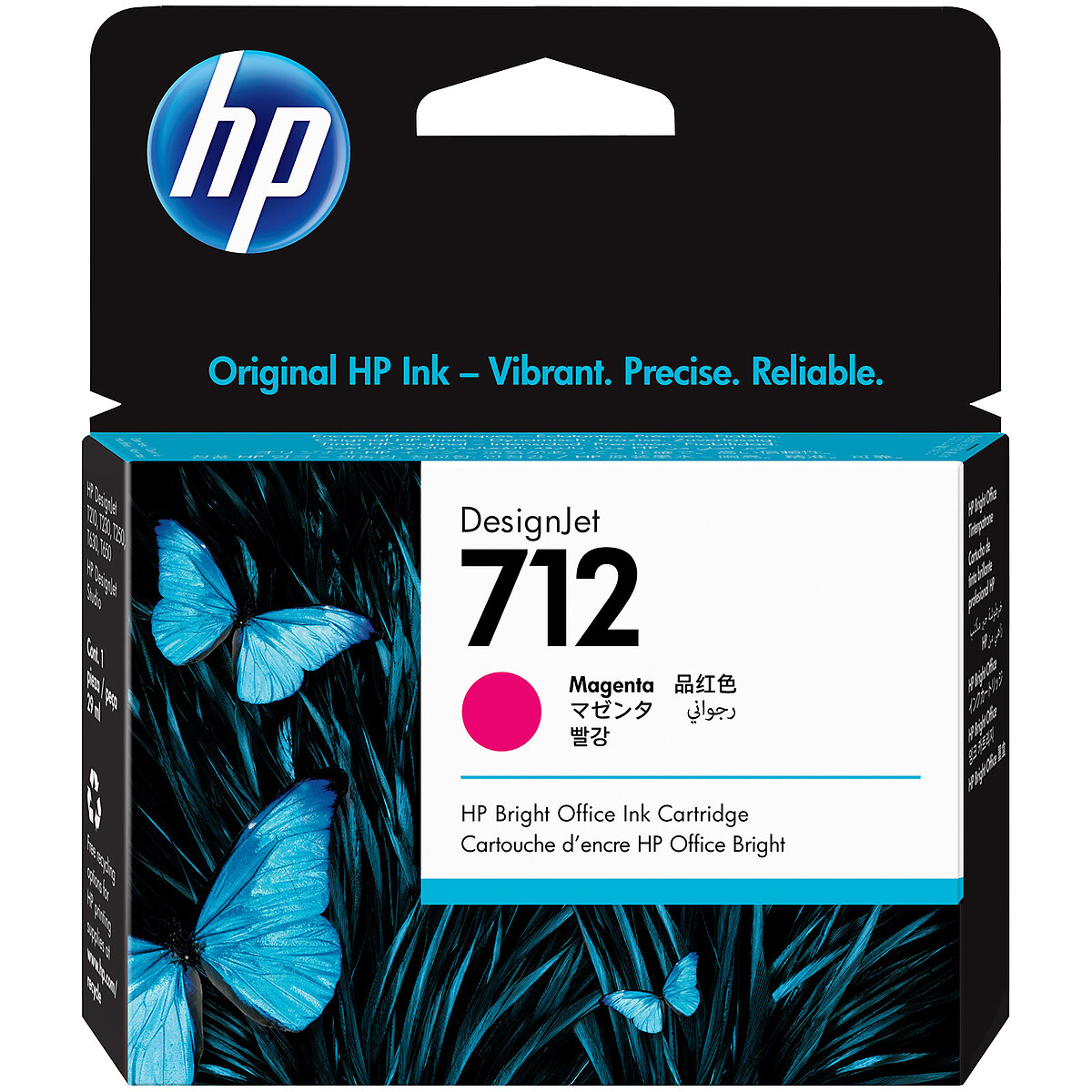 Tinta magenta para impresora HP DesignJet 712 (3ED68A)