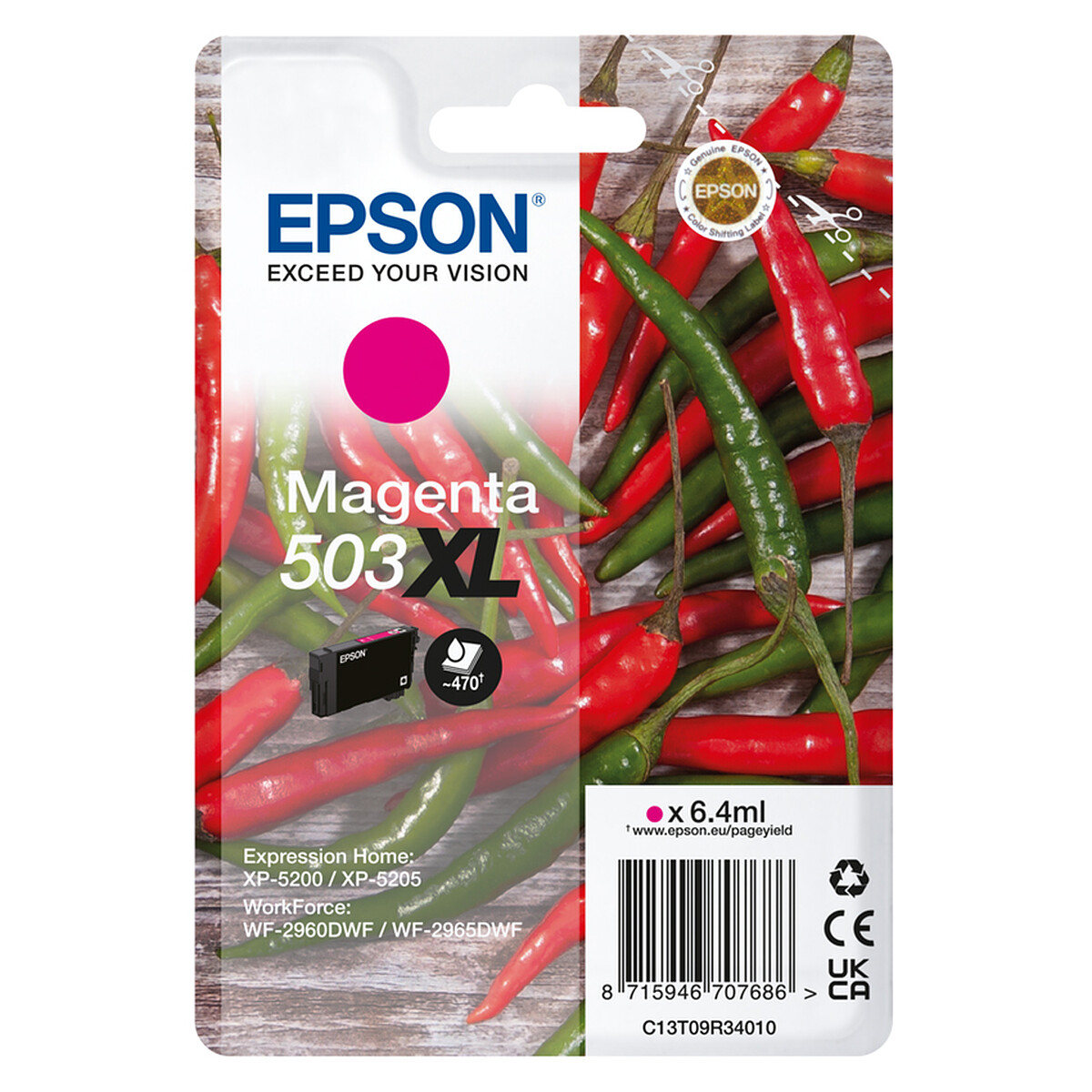 Epson 503XL Magenta Ink Cartridge