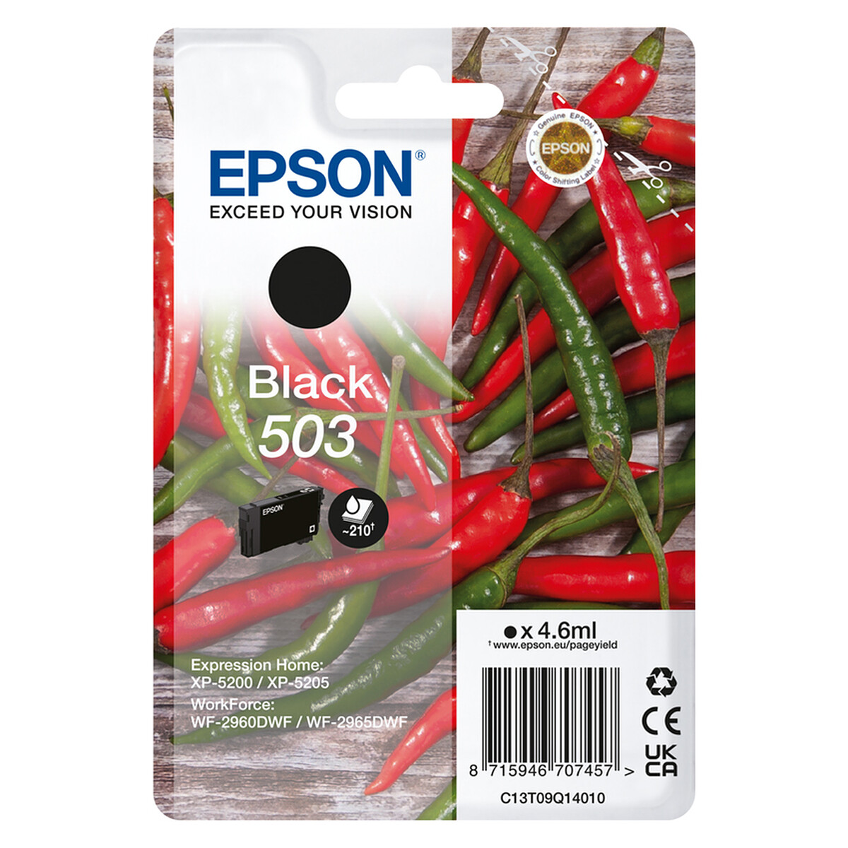 Epson Piment 503 Black Ink Cartridge