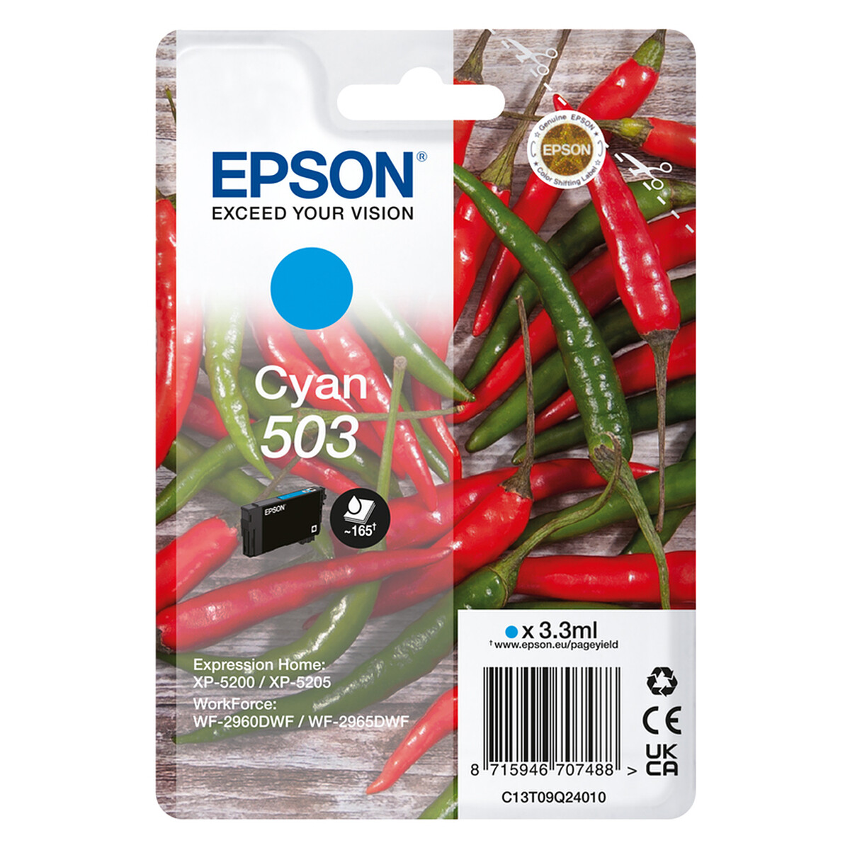 Epson Ink Cartridge Cyan 503