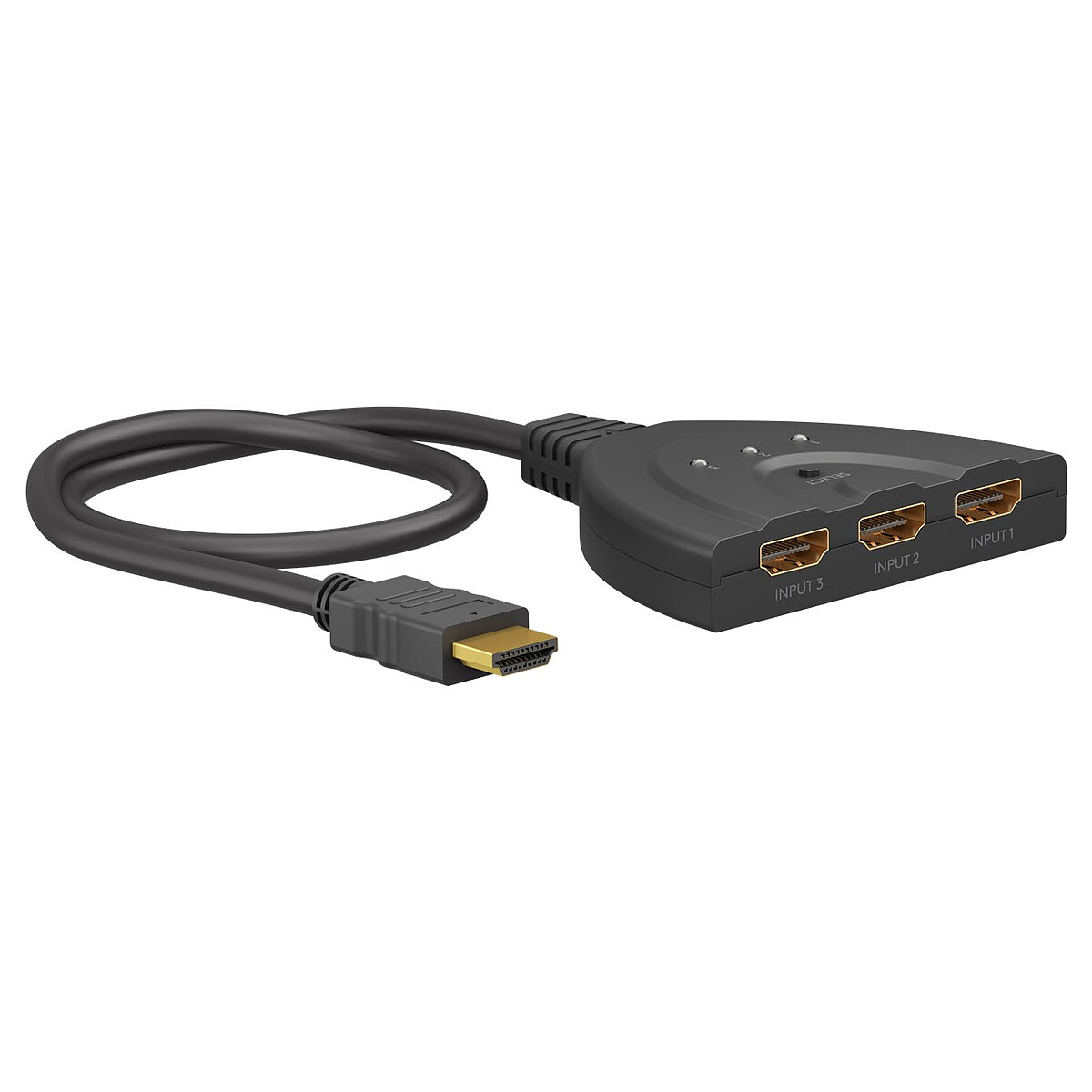 Goobay 3-in-1 HDMI Switch (4K@60Hz)
