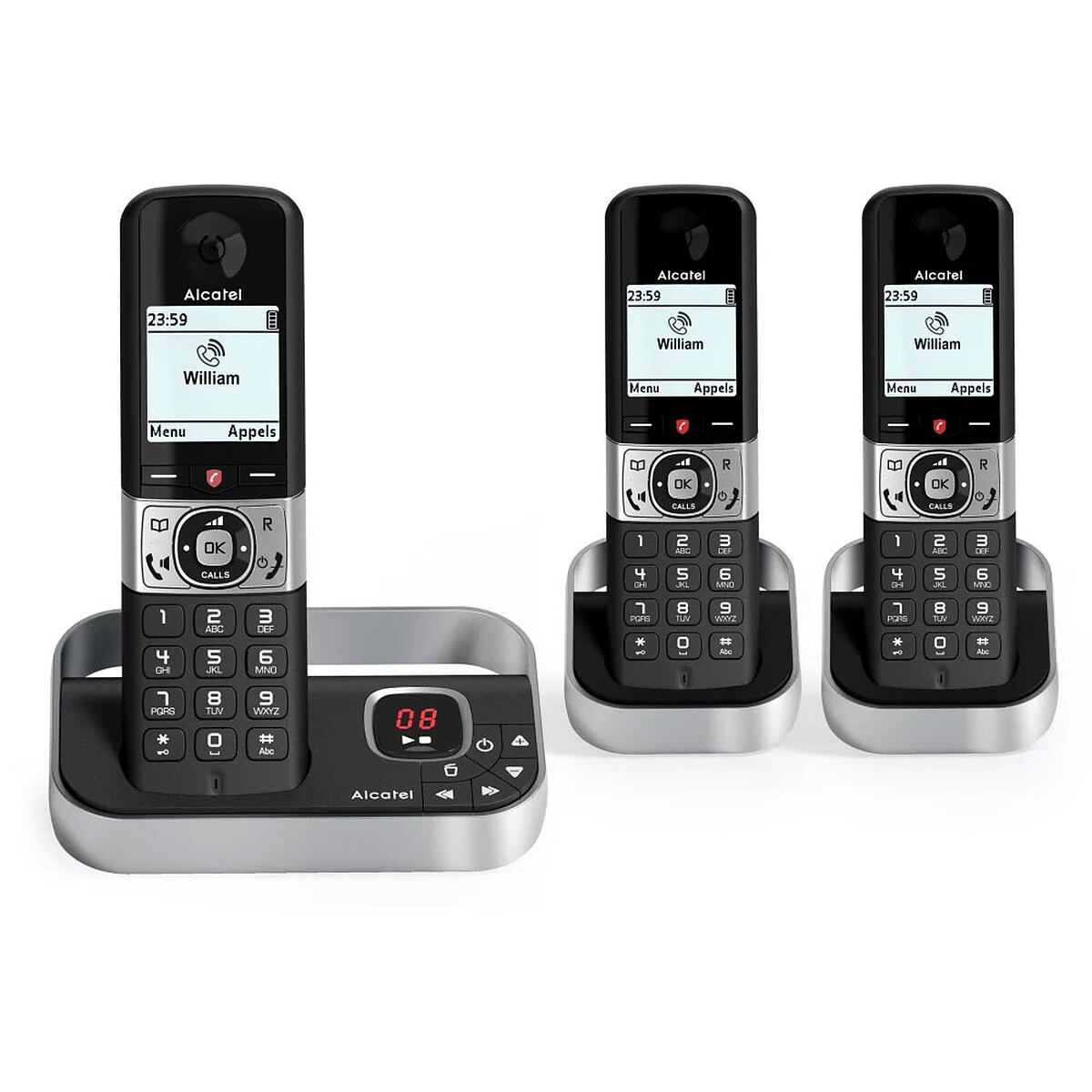 Alcatel F890 Voice Trio Negro