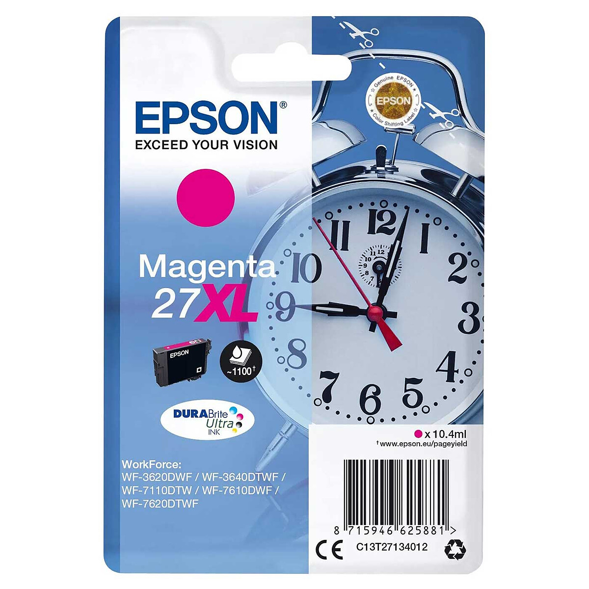 Epson 27XL Magenta Ink Cartridge