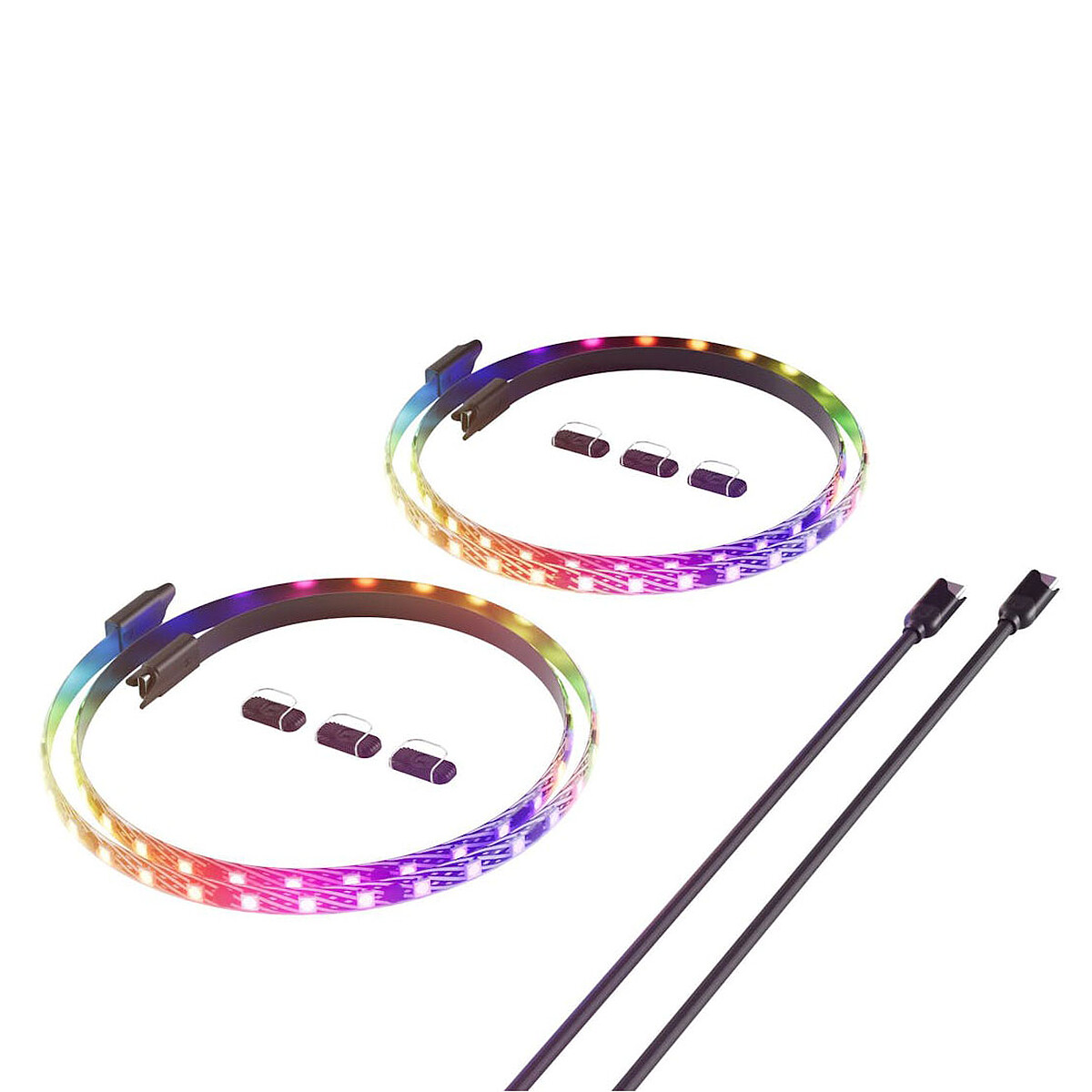 Hyte qRGB Light Strips Dual Pack (1000mm, 30 LED)