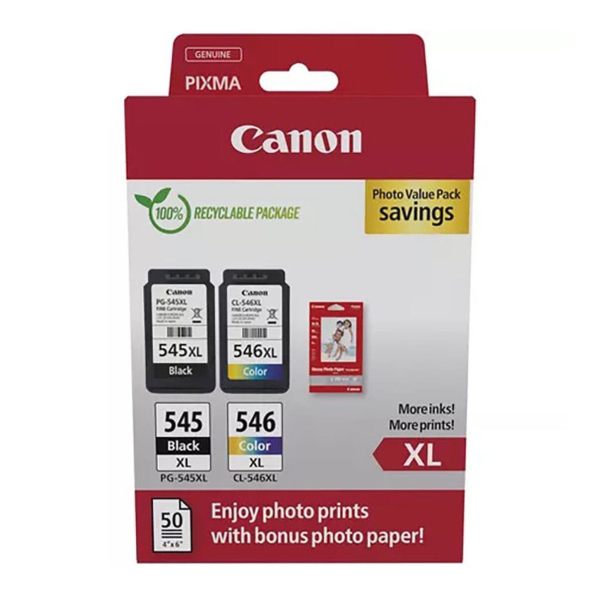 Canon PG-545XL/CL-546XL Photo Ink Pack