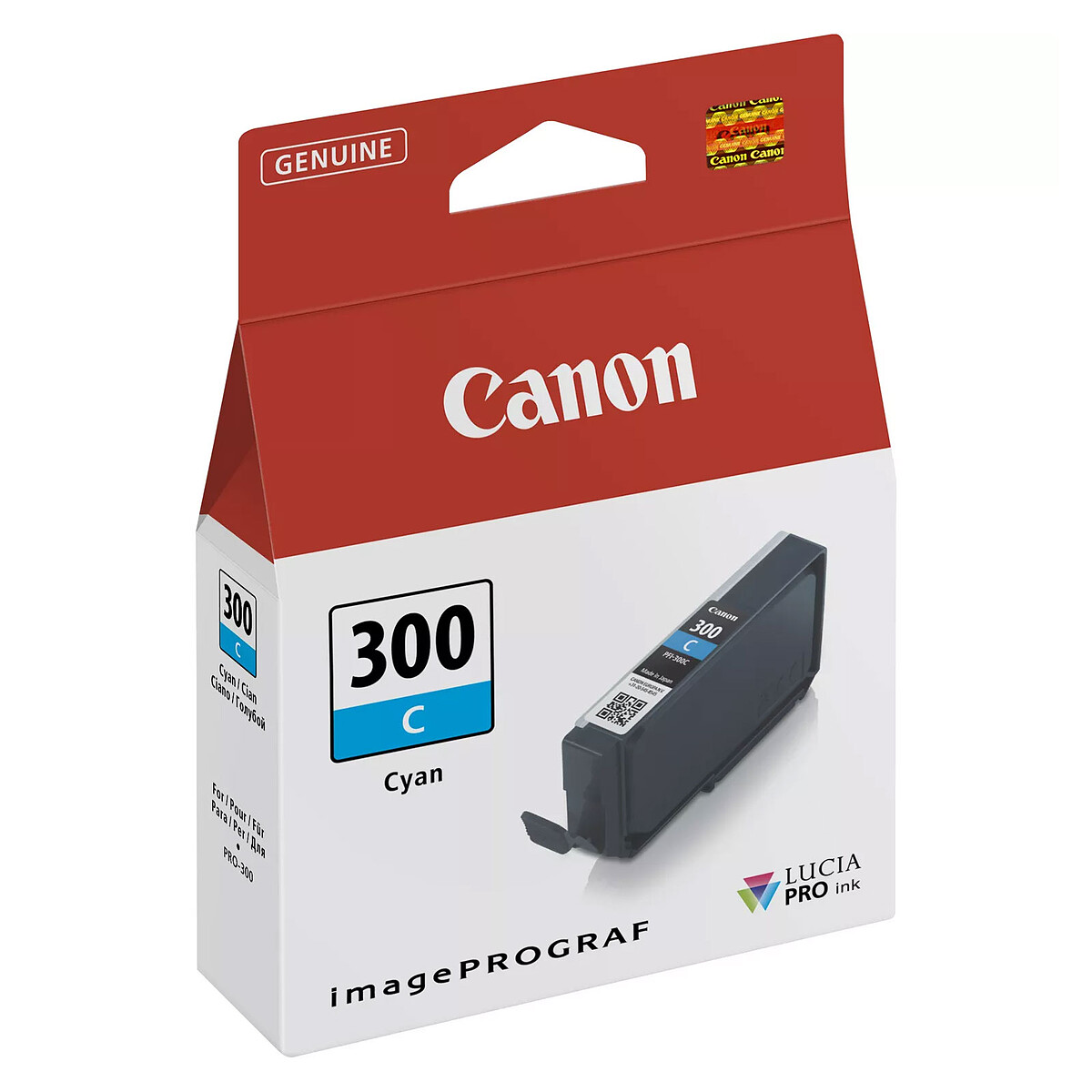 Canon PFI-300C Cyan Ink Cartridge (14.4ml)